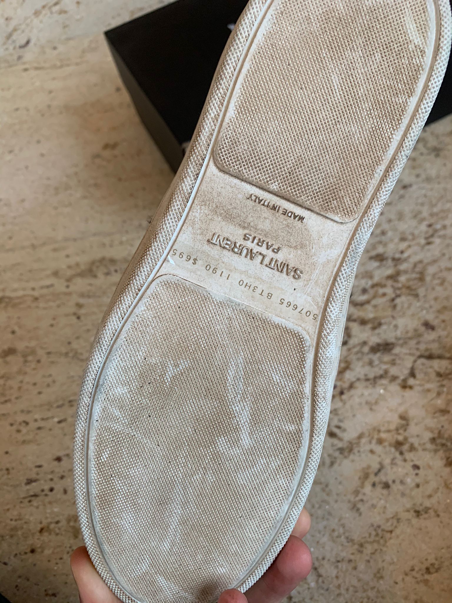 Saint Laurent Paris SL10H High Top Ikat Trainers in Black Size US 9 / EU 42 - 9 Thumbnail