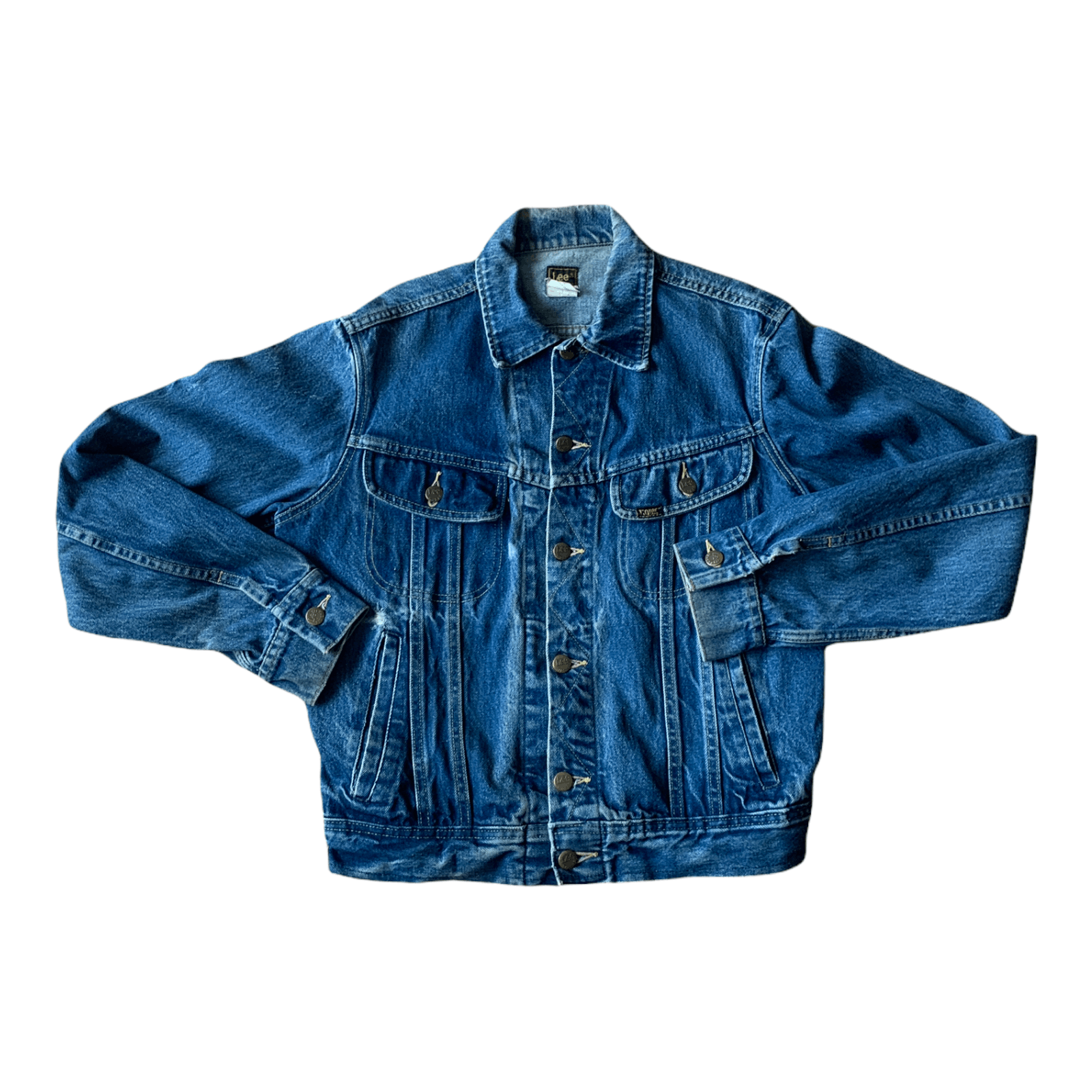 Lee × Vintage 80s Lee Riders Denim Trucker Jacket perfectly worn USA made Size US M / EU 48-50 / 2 - 2 Thumbnail
