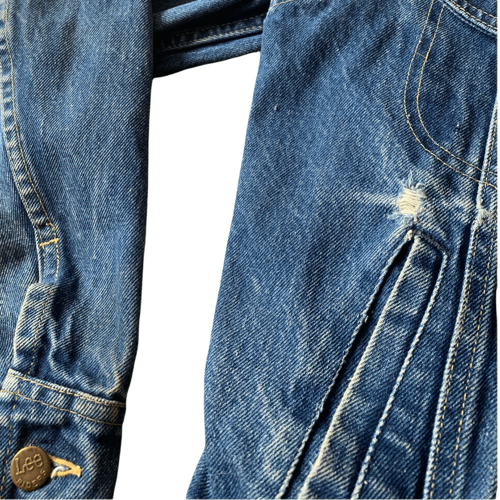 Lee × Vintage 80s Lee Riders Denim Trucker Jacket perfectly worn USA made Size US M / EU 48-50 / 2 - 8 Thumbnail