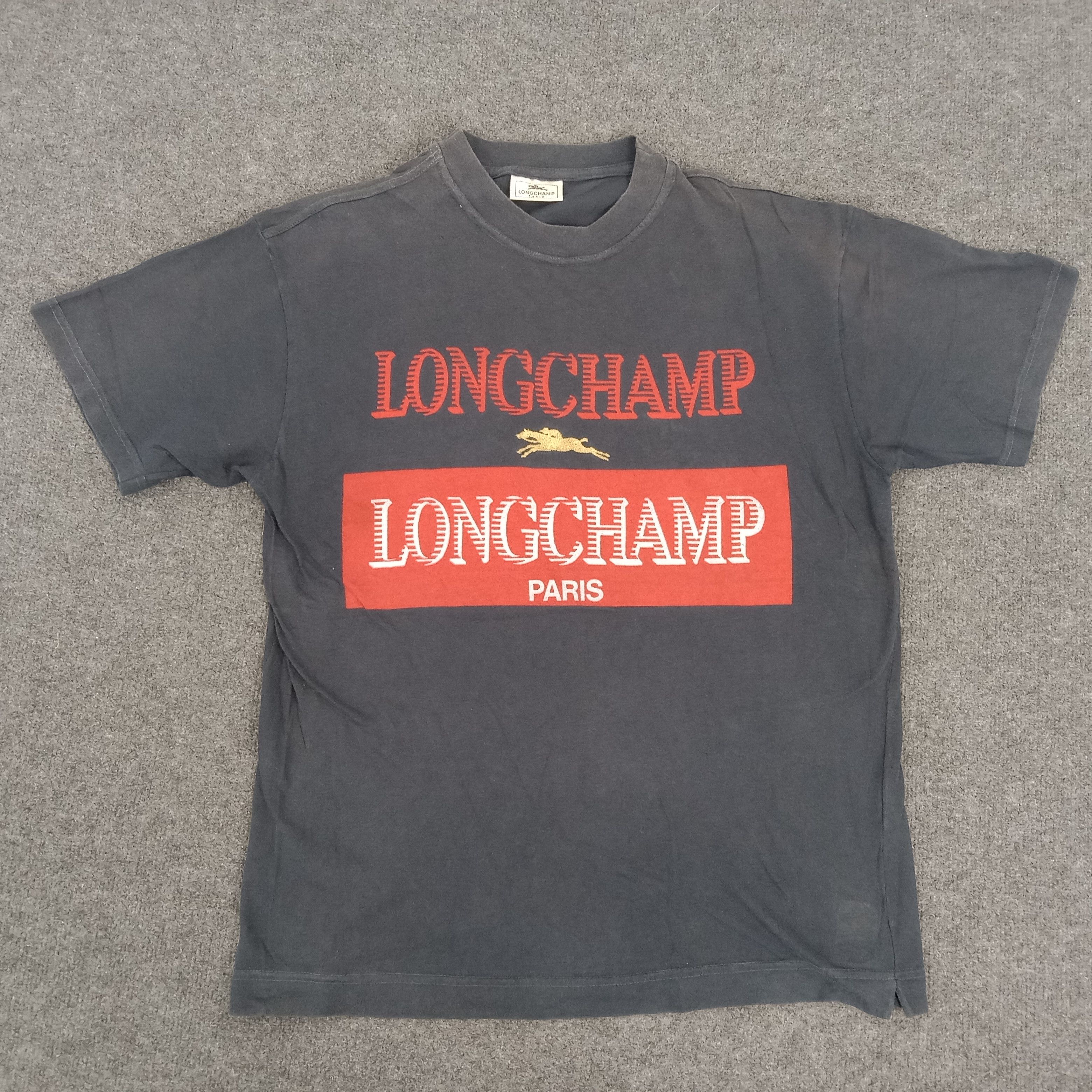 Other Long Champ Paris Embroidery Italian Brand Tshirt Size US L / EU 52-54 / 3 - 1 Thumbnail