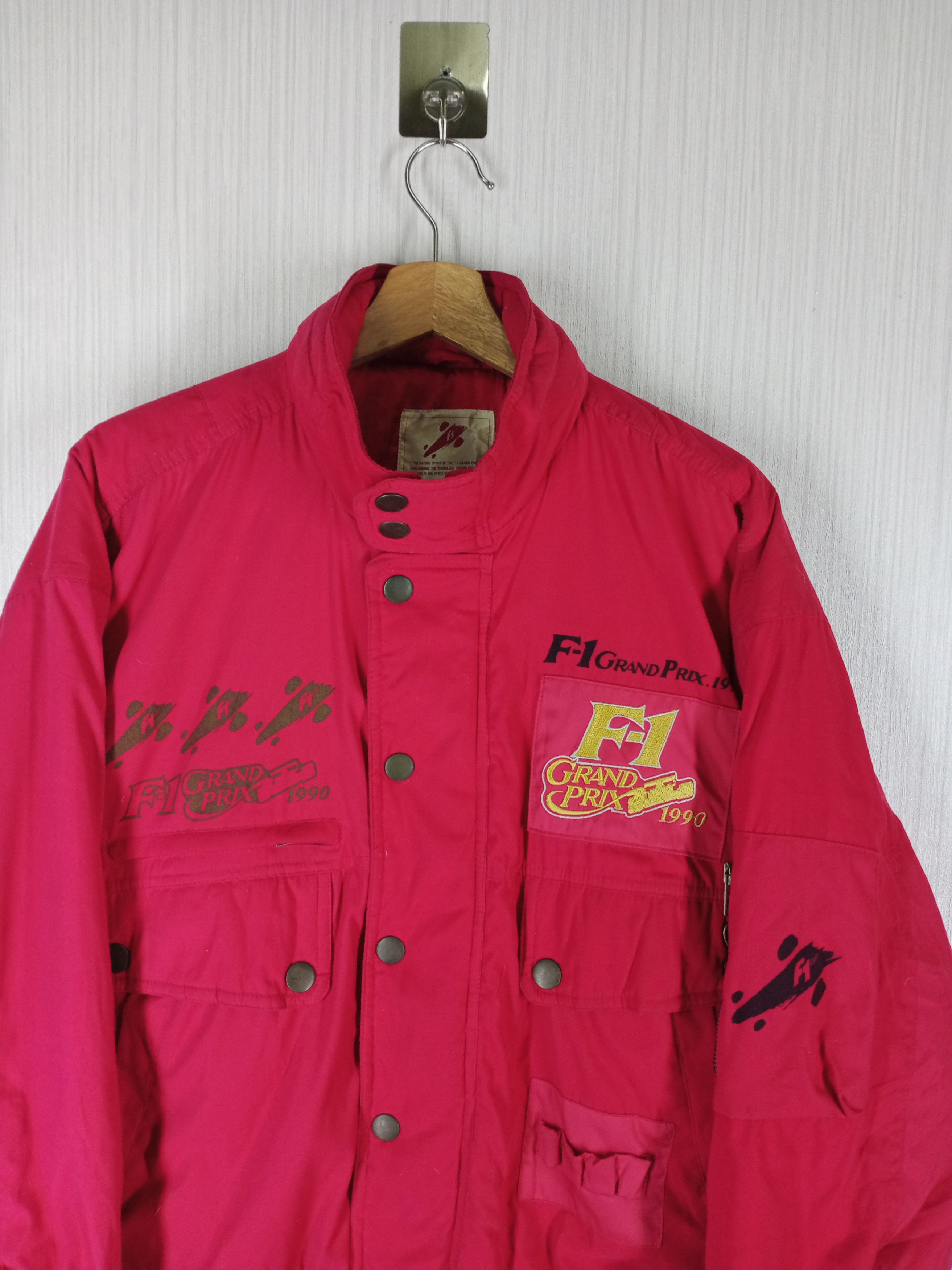 Formula 1 × Kadoya Rare Vintage Kadoya F1 Grand Prix 1990 Bomber Jacket Size US L / EU 52-54 / 3 - 3 Thumbnail
