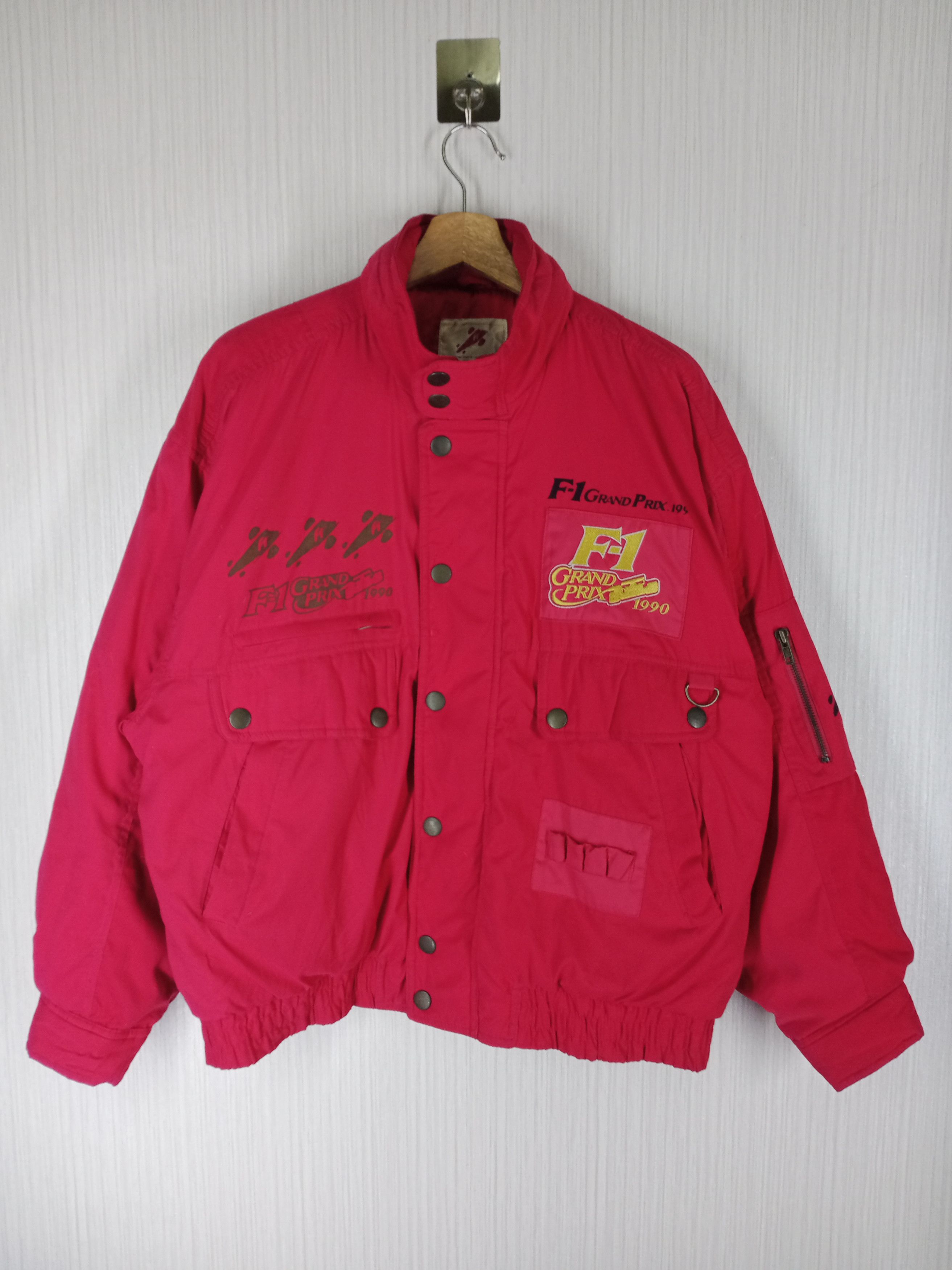 Formula 1 × Kadoya Rare Vintage Kadoya F1 Grand Prix 1990 Bomber Jacket Size US L / EU 52-54 / 3 - 6 Thumbnail
