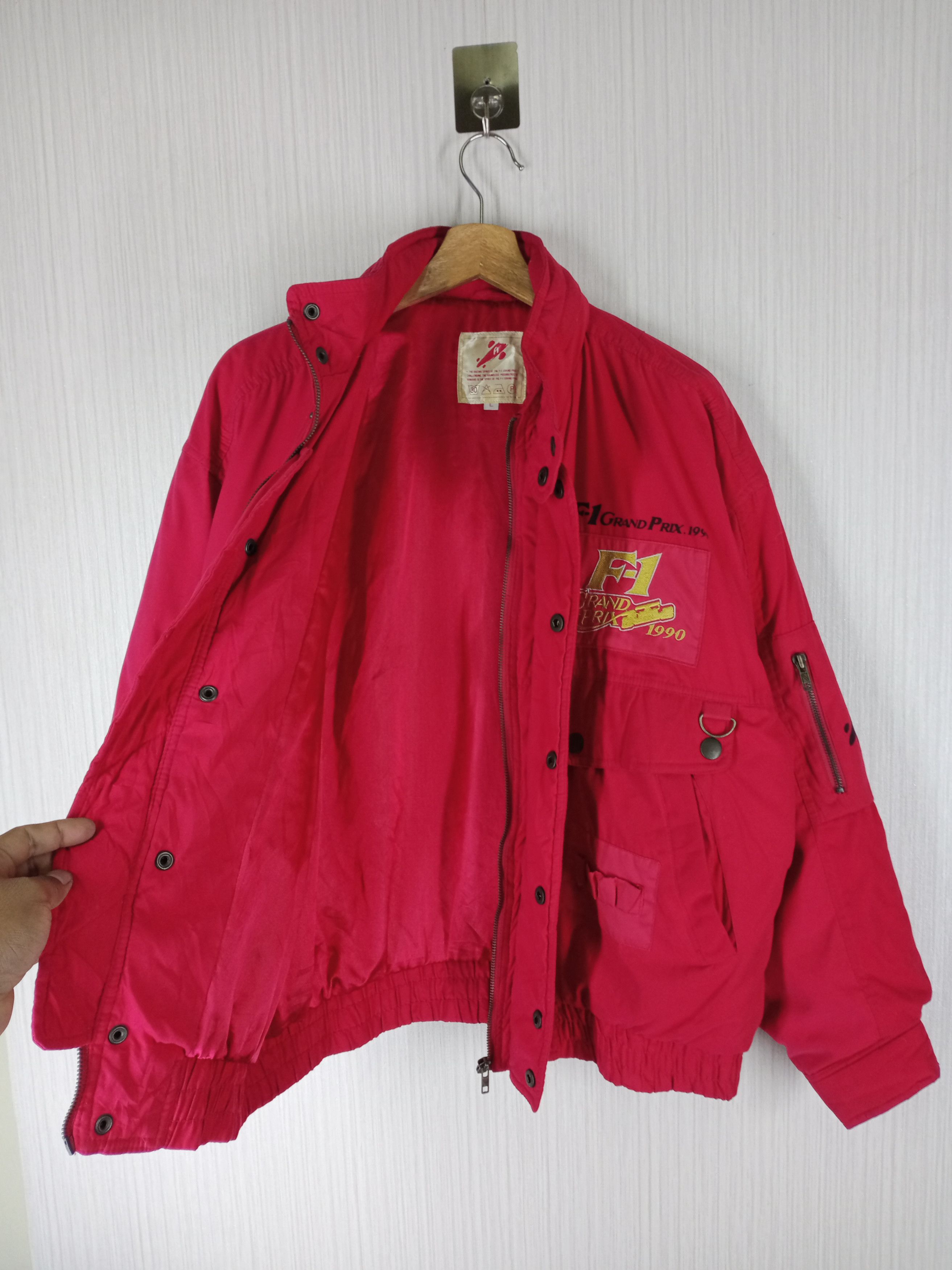 Formula 1 × Kadoya Rare Vintage Kadoya F1 Grand Prix 1990 Bomber Jacket Size US L / EU 52-54 / 3 - 8 Thumbnail