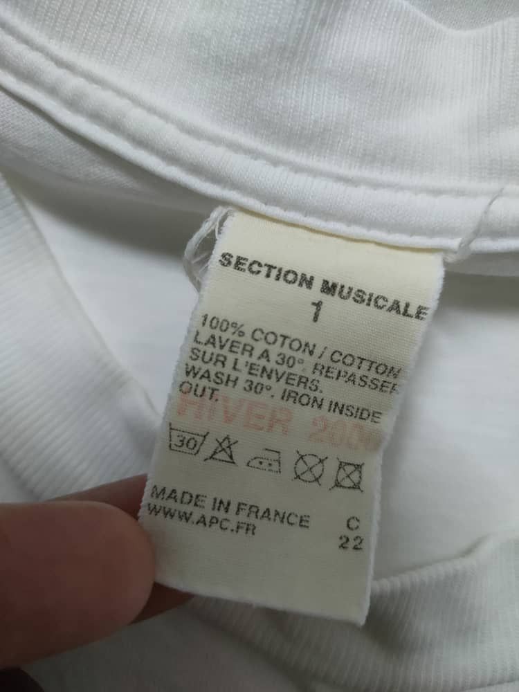 A.P.C. Vintage A.P.C Explosive Section Musical T Size US M / EU 48-50 / 2 - 3 Thumbnail