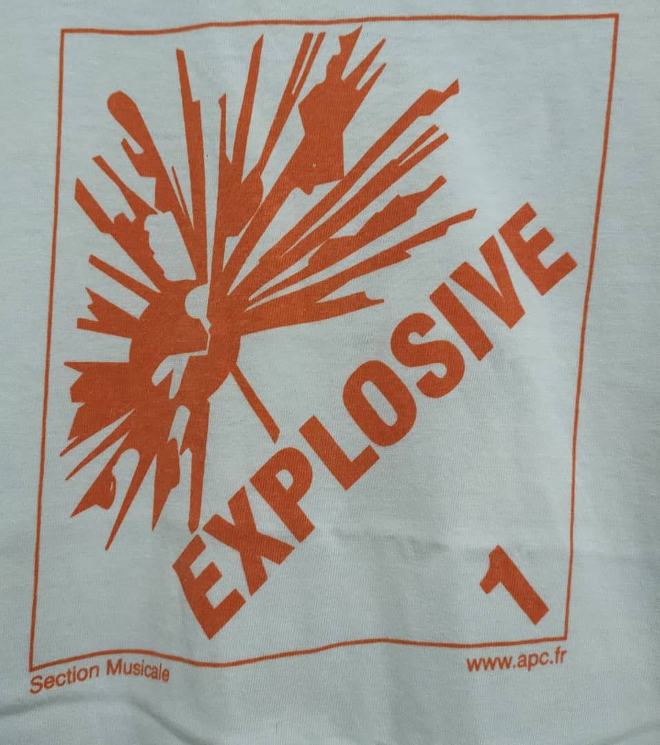 A.P.C. Vintage A.P.C Explosive Section Musical T Size US M / EU 48-50 / 2 - 4 Thumbnail