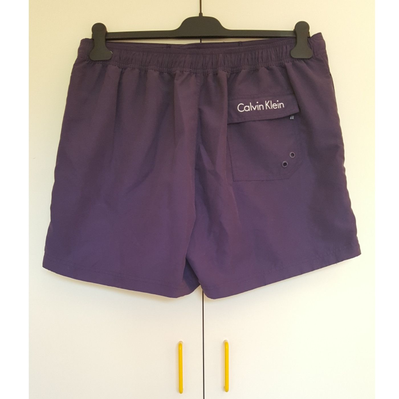 Calvin Klein Purple Swim Trunks Shorts Size US 36 / EU 52 - 4 Thumbnail