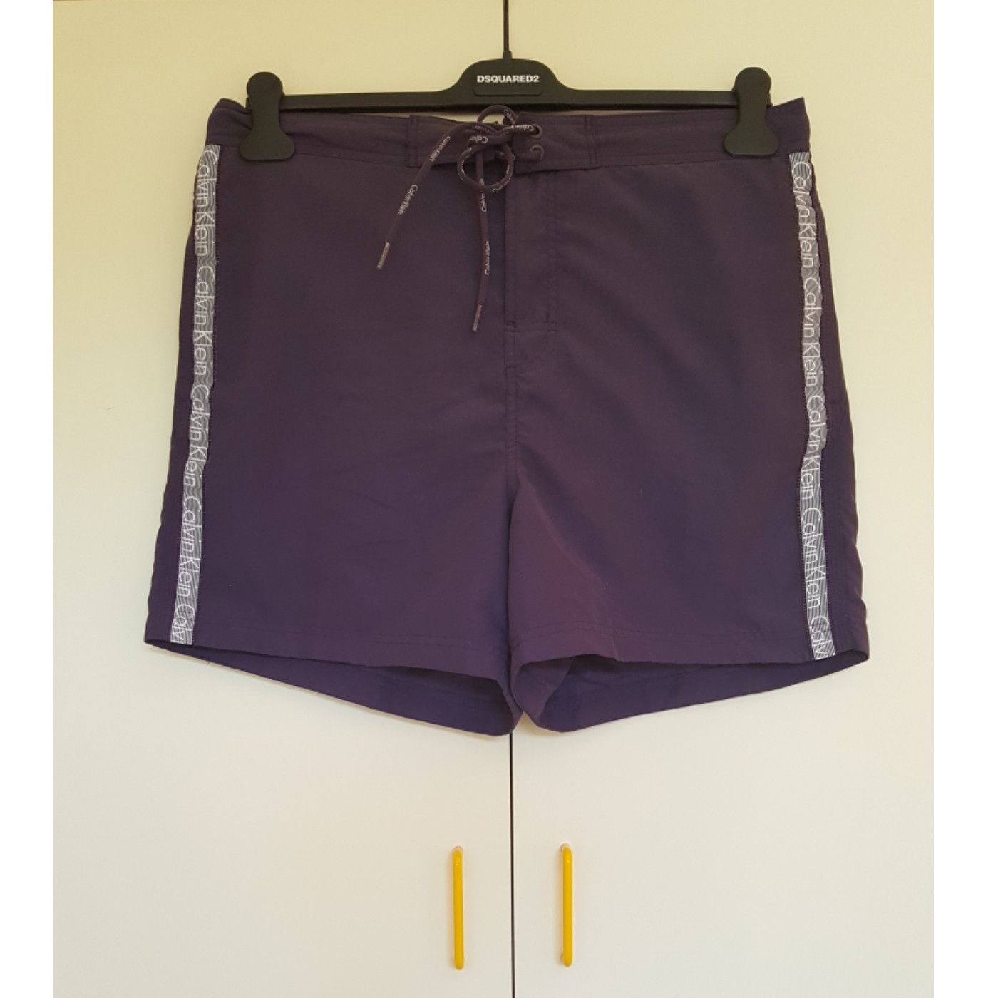 Calvin Klein Purple Swim Trunks Shorts Size US 36 / EU 52 - 3 Thumbnail