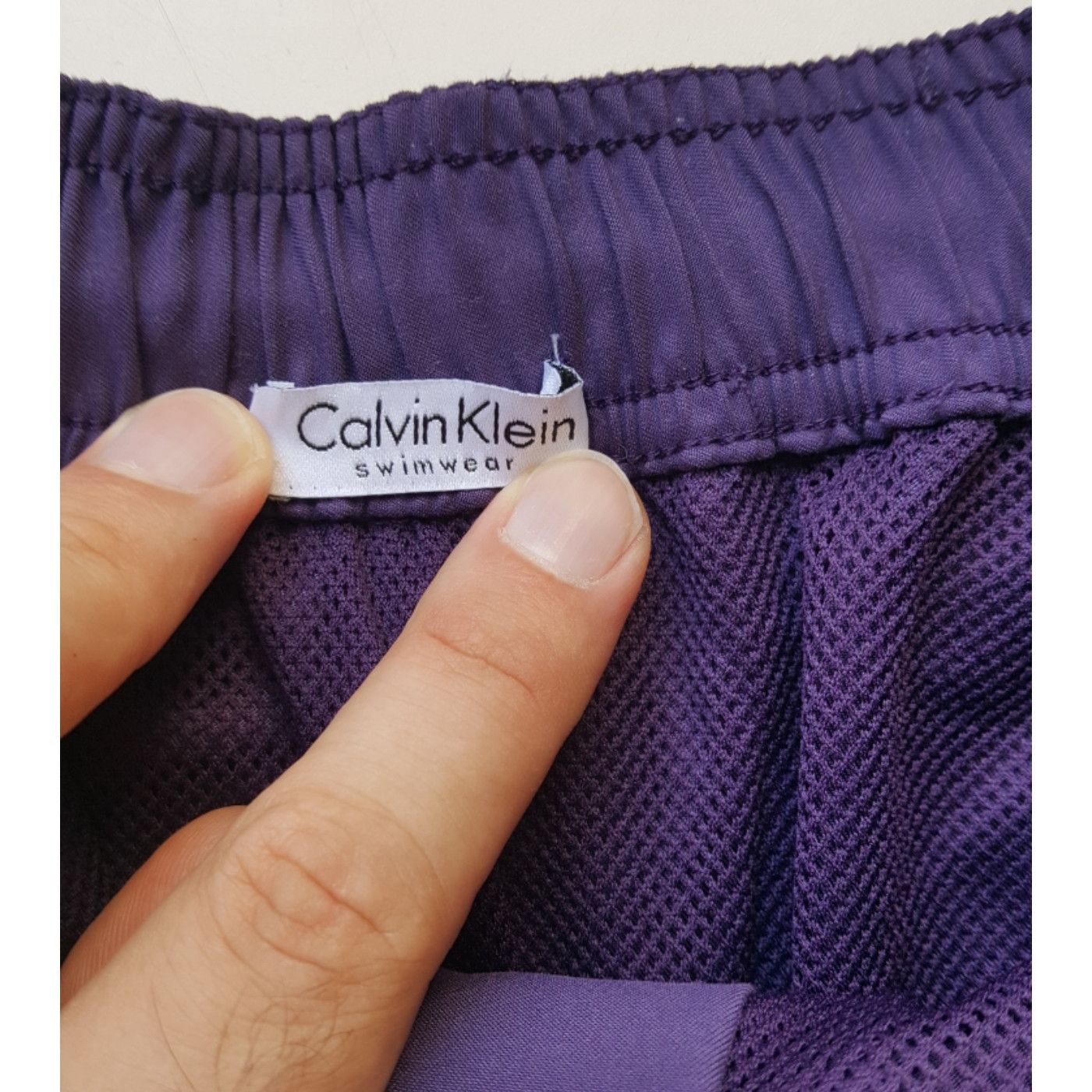 Calvin Klein Purple Swim Trunks Shorts Size US 36 / EU 52 - 6 Thumbnail