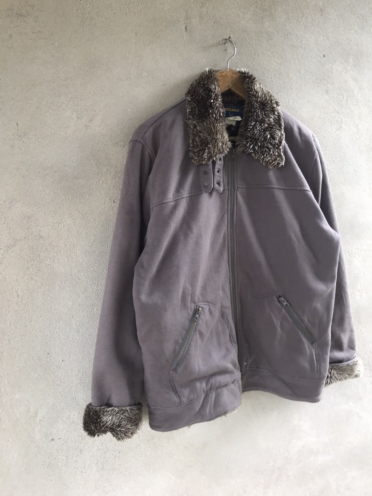 Woolrich Woolen Mills RARE WOOLRICH FUR COLLAR JACKET Size US M / EU 48-50 / 2 - 2 Thumbnail