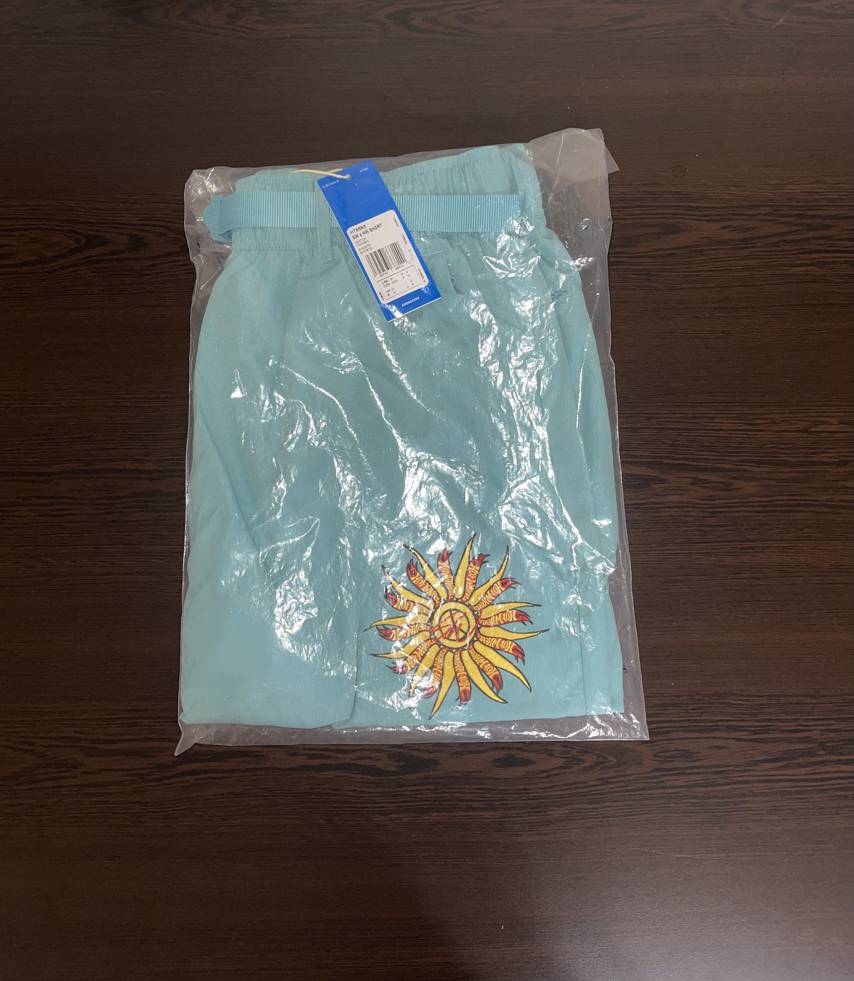 Adidas ADIDAS Blue Sean Wotherspoon & Hot Wheels Trail Shorts Size US 30 / EU 46 - 11 Thumbnail