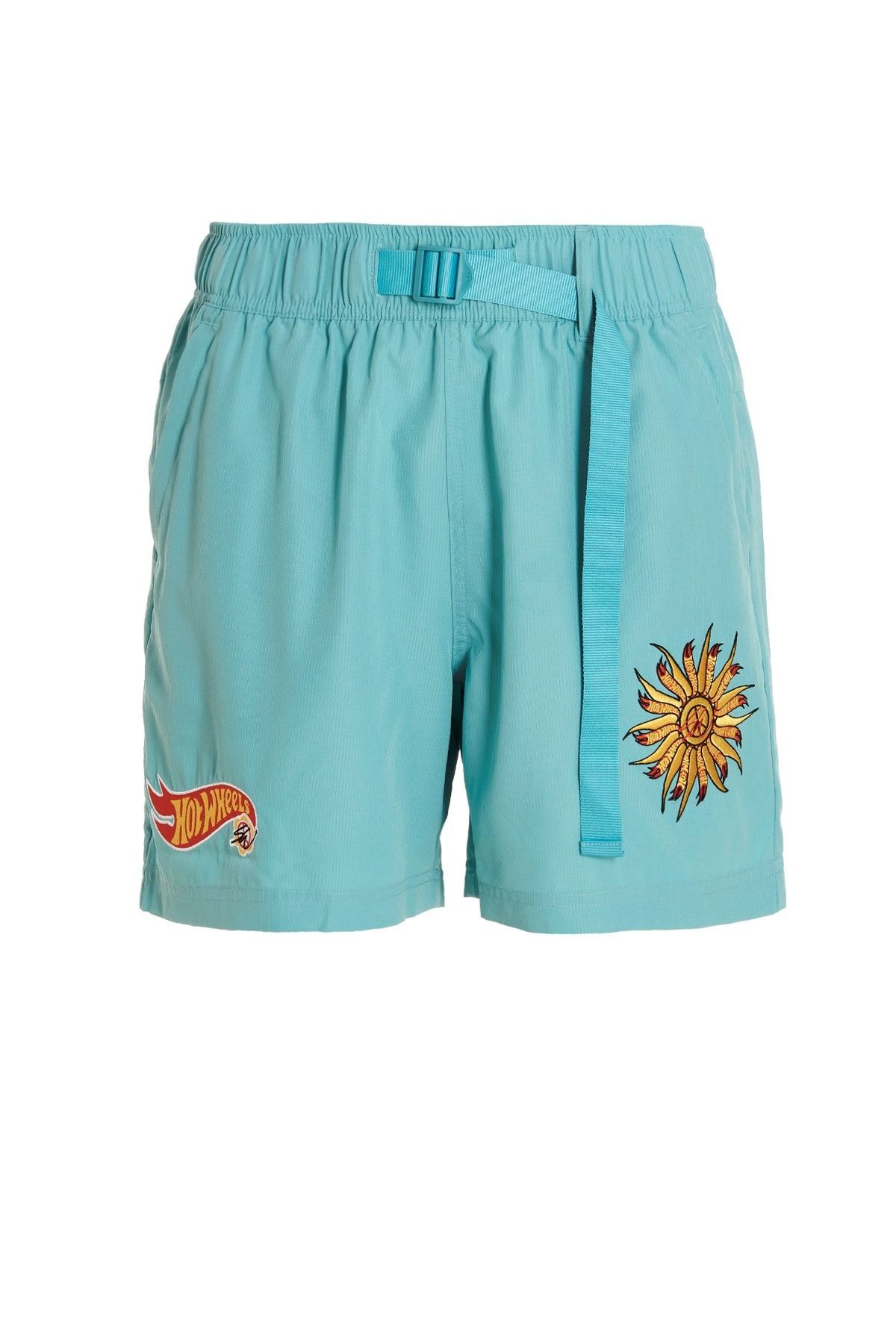 Adidas ADIDAS Blue Sean Wotherspoon & Hot Wheels Trail Shorts Size US 30 / EU 46 - 6 Thumbnail