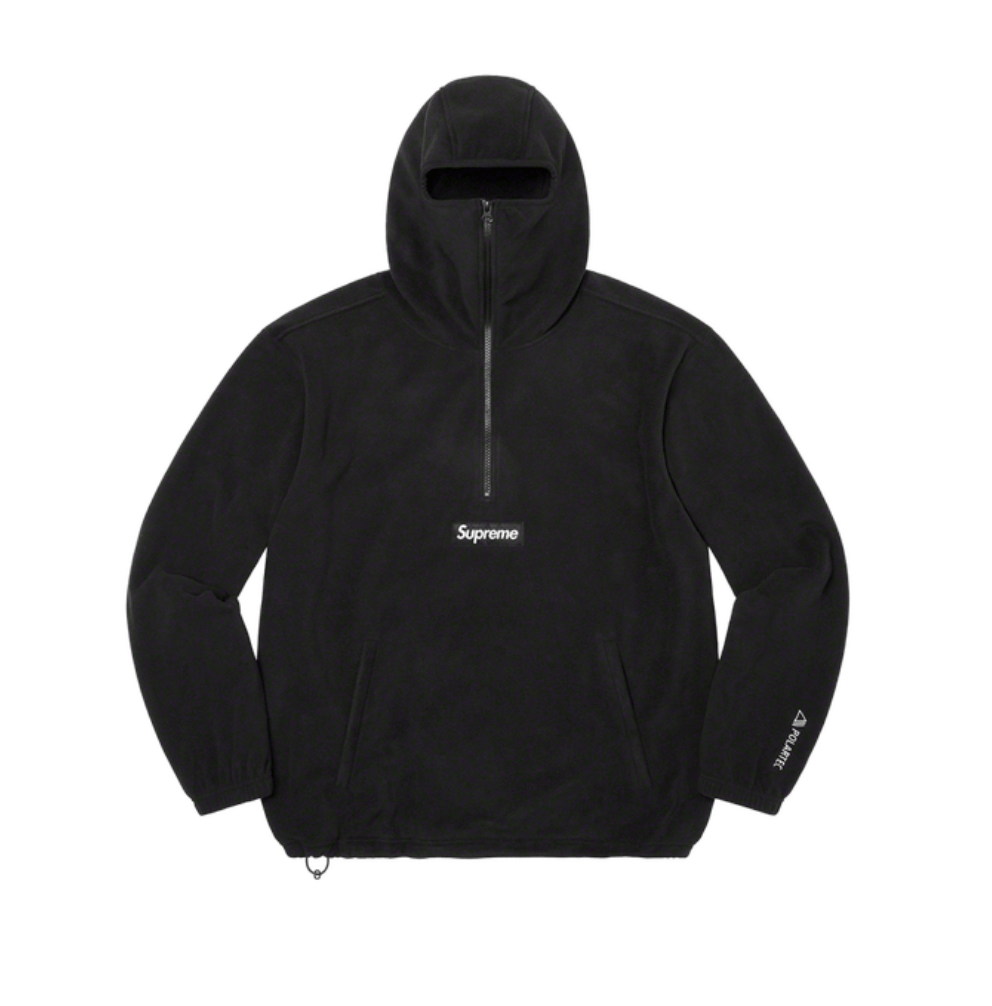 Supreme Supreme Polartec Facemask Half Zip Pullover Black • L