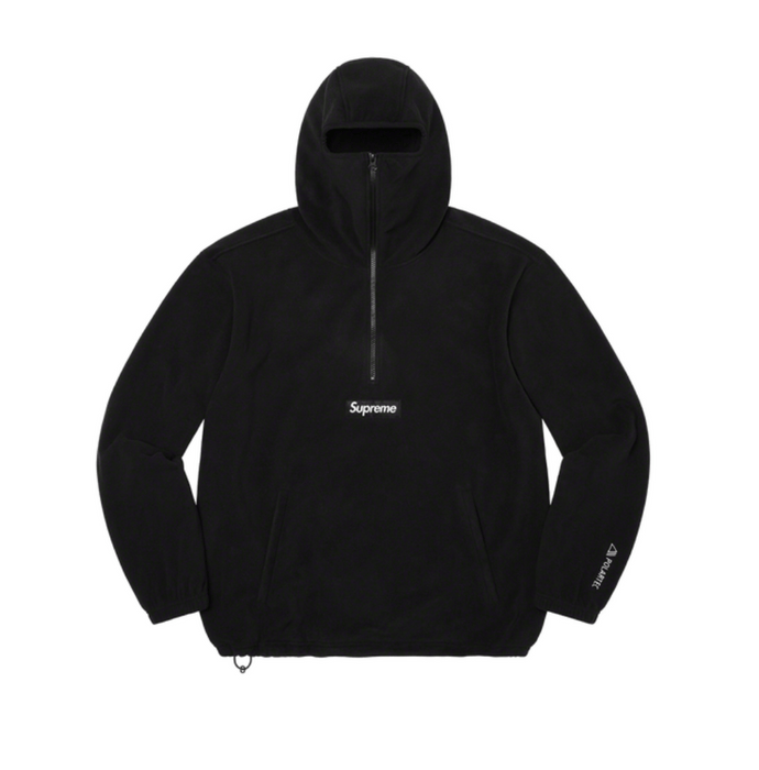 Supreme Supreme Polartec Facemask Half Zip Pullover Black