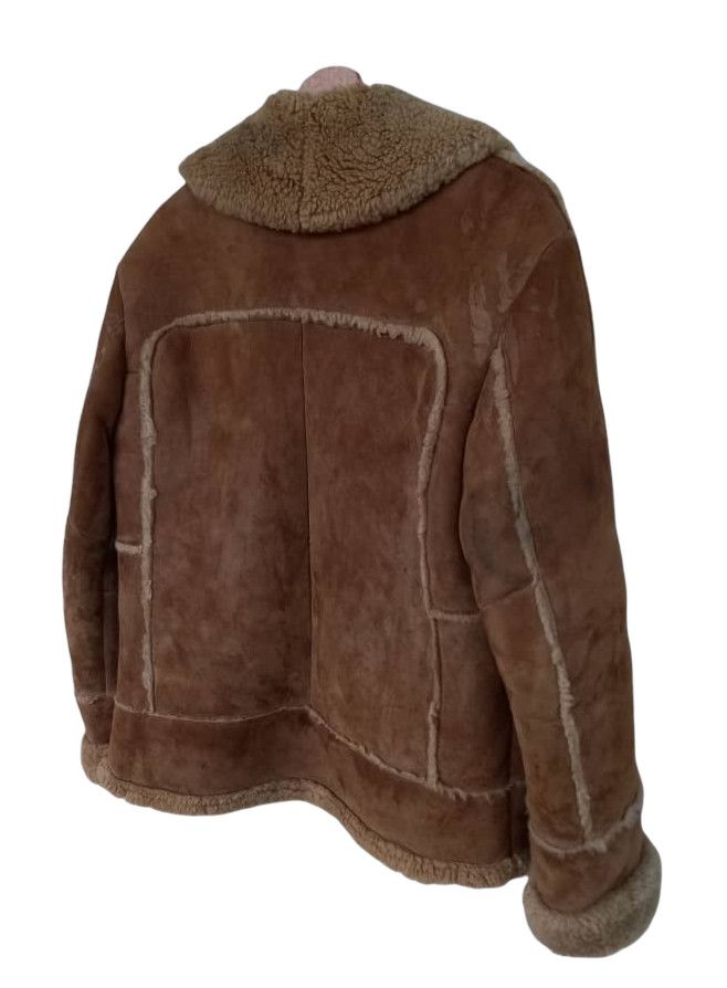 Japanese Brand Vintage Shearling Leather Jacket by Knight Tailors Ltd. Size US M / EU 48-50 / 2 - 10 Thumbnail