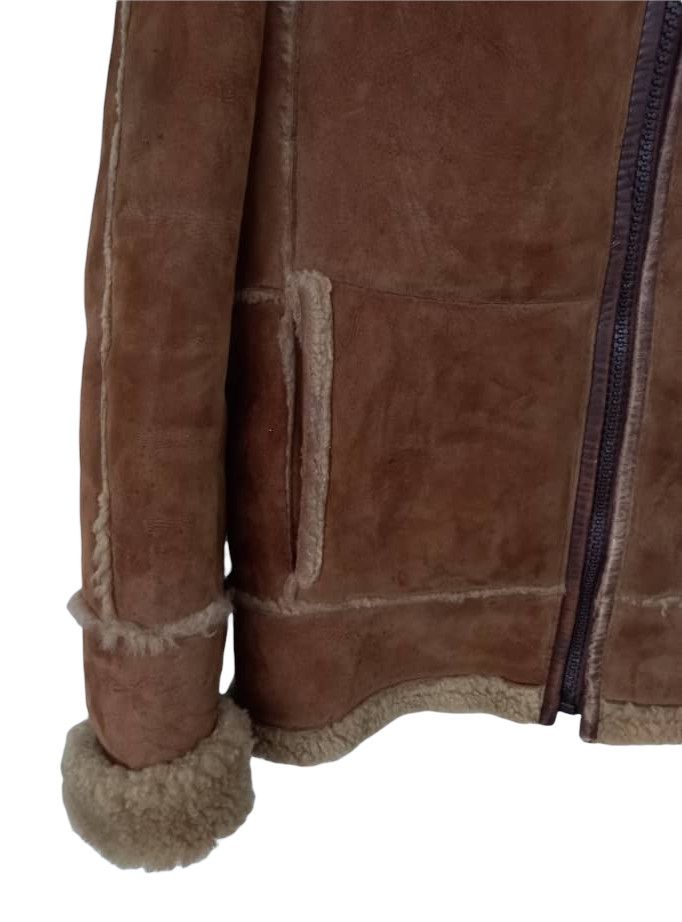 Japanese Brand Vintage Shearling Leather Jacket by Knight Tailors Ltd. Size US M / EU 48-50 / 2 - 5 Thumbnail