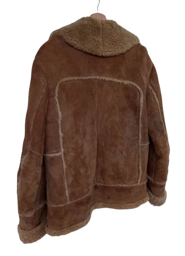 Japanese Brand Vintage Shearling Leather Jacket by Knight Tailors Ltd. Size US M / EU 48-50 / 2 - 9 Thumbnail