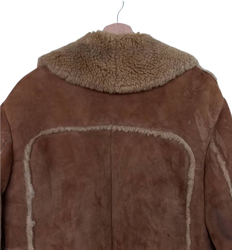 Japanese Brand Vintage Shearling Leather Jacket by Knight Tailors Ltd. Size US M / EU 48-50 / 2 - 4 Thumbnail