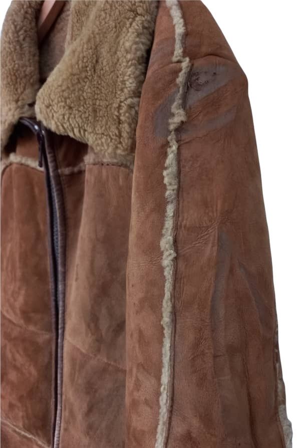 Japanese Brand Vintage Shearling Leather Jacket by Knight Tailors Ltd. Size US M / EU 48-50 / 2 - 11 Thumbnail