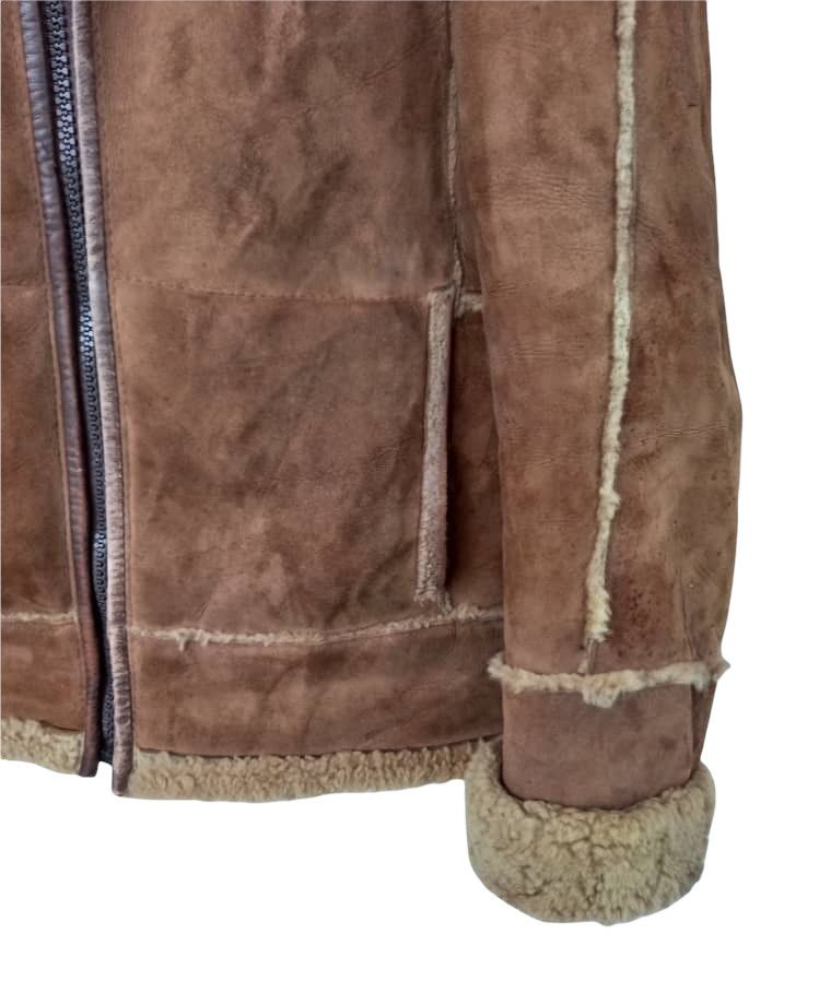 Japanese Brand Vintage Shearling Leather Jacket by Knight Tailors Ltd. Size US M / EU 48-50 / 2 - 6 Thumbnail