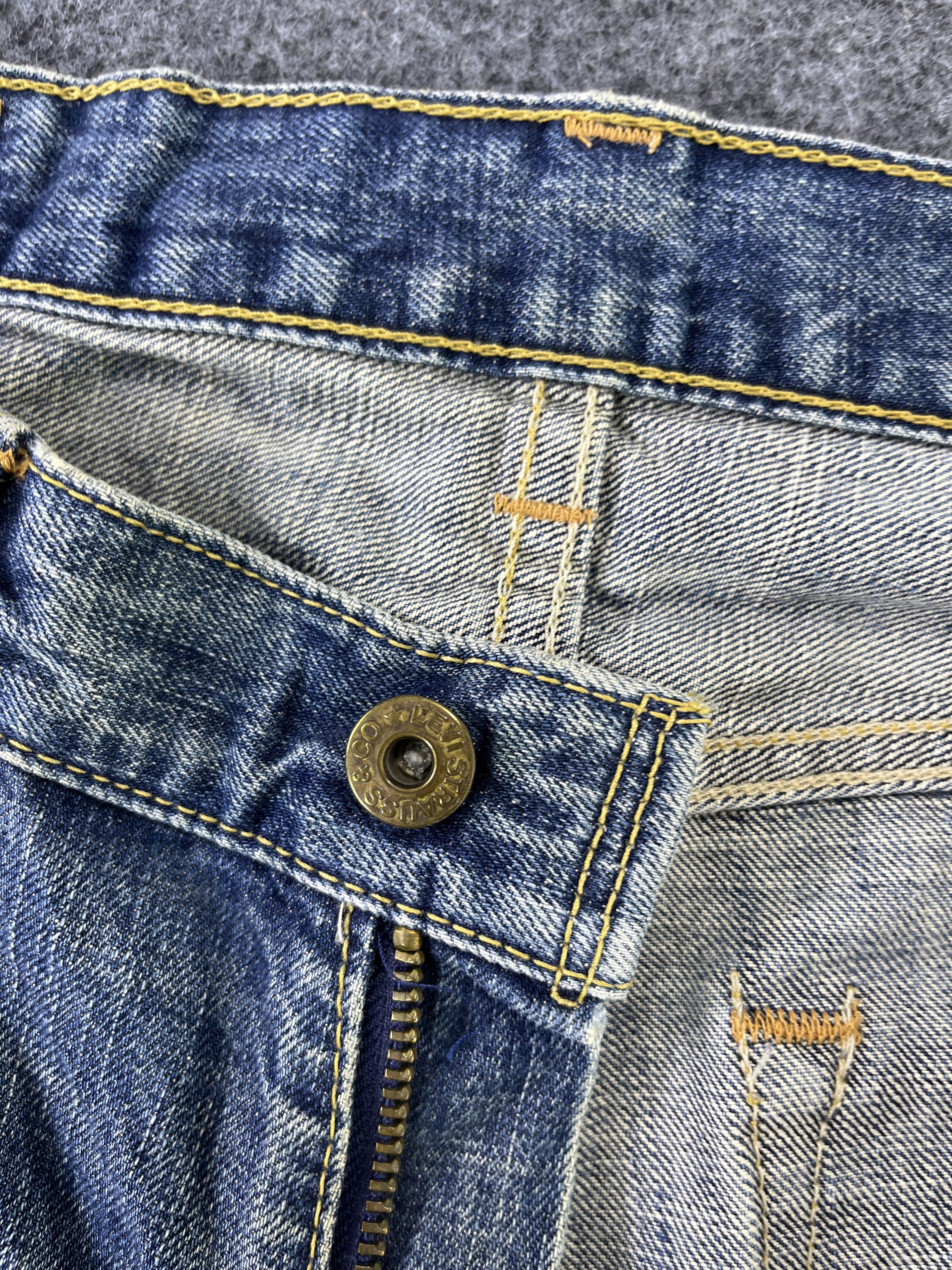 Levi's Vintage Levis 502 Distressed Jeans Rusty Denim - J830 Size US 33 - 7 Thumbnail