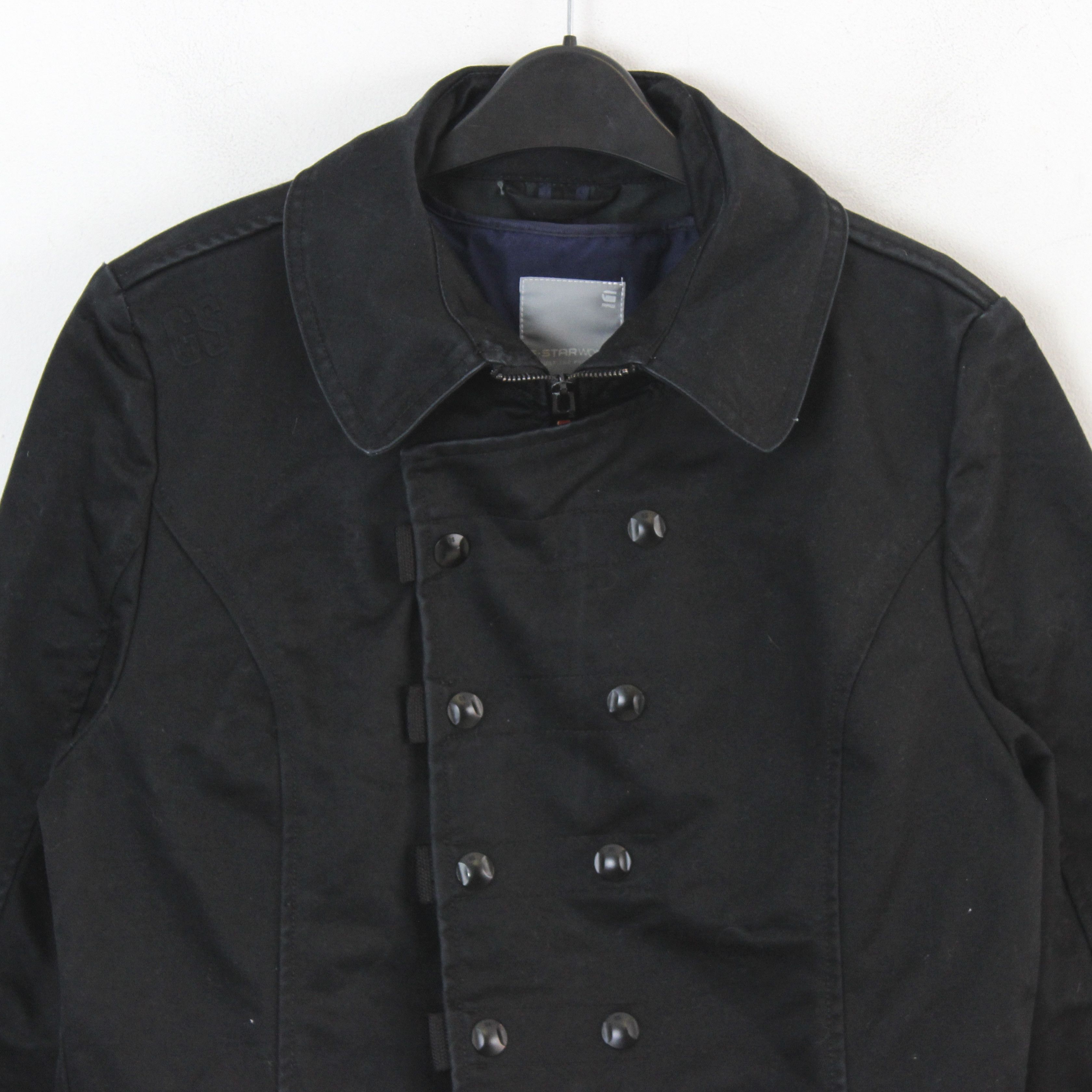 G-Star Weather Twiggy Short Trench Womens L Jacket Pea Coat Mac Top Size L / US 10 / IT 46 - 2 Thumbnail