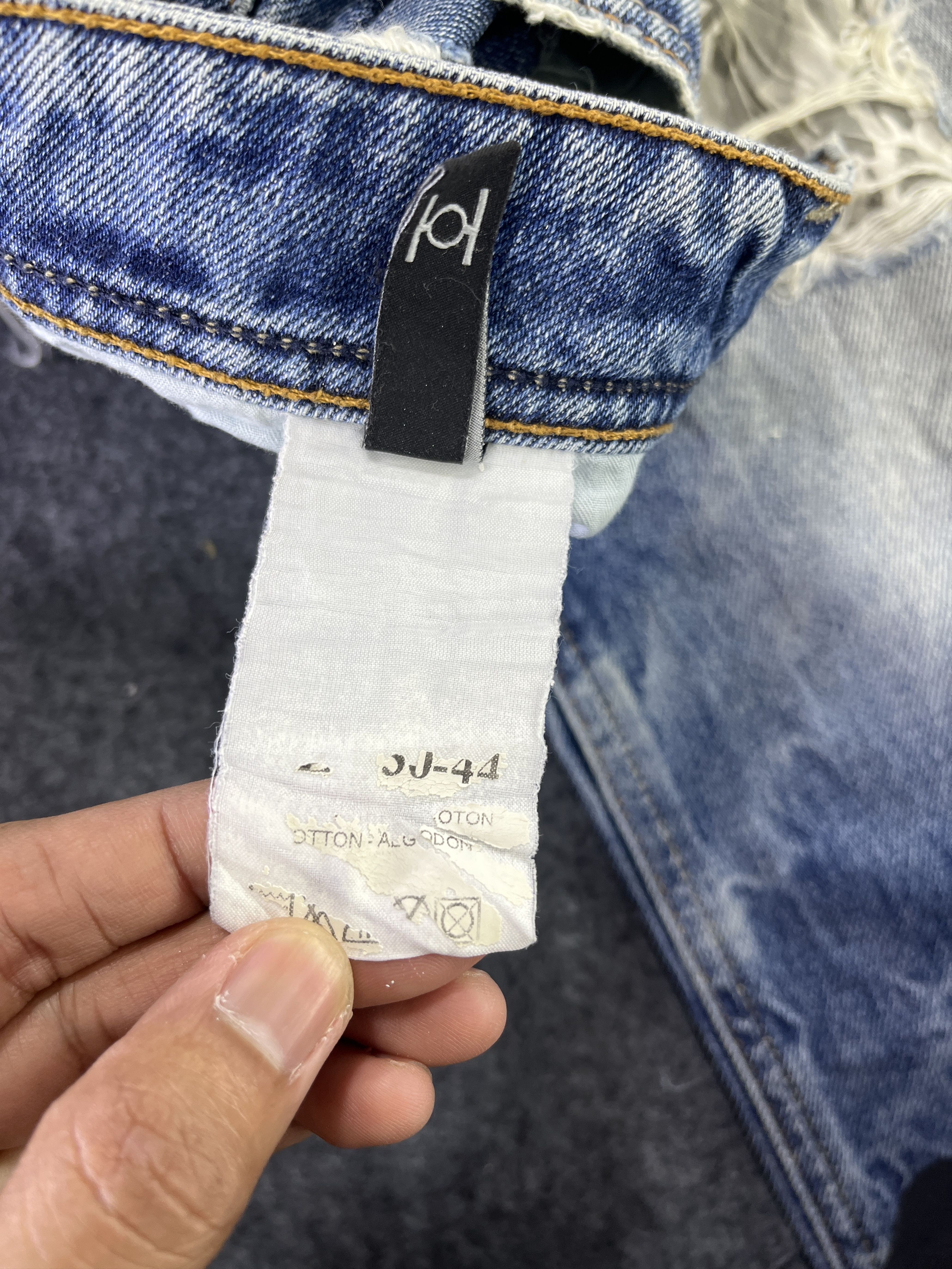 HAMAKI-HO Japanese Brand Hamaki-Ho Distressed Jeans - J802 Size 32" / US 10 / IT 46 - 8 Thumbnail