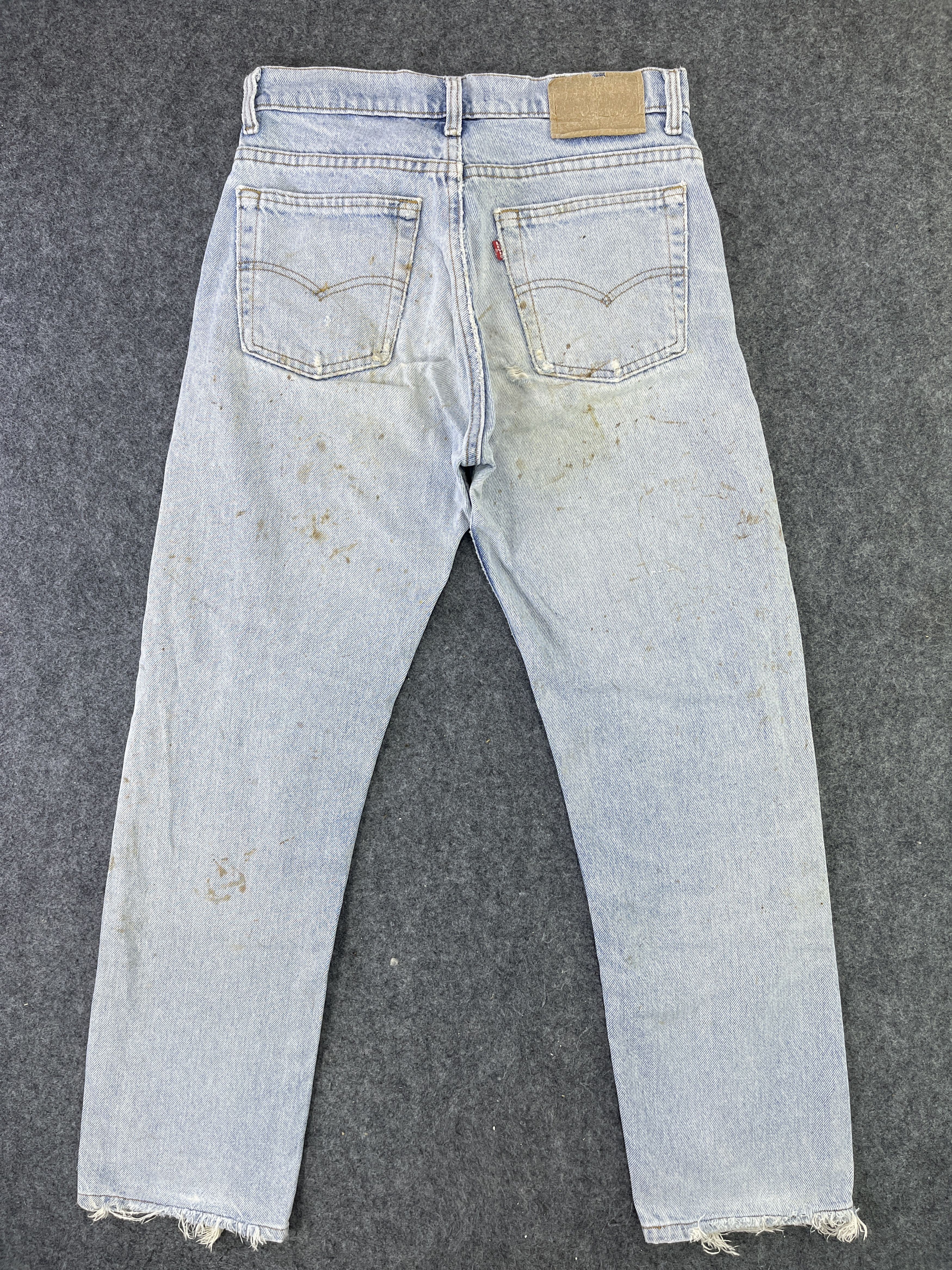 Levi's 90's Vintage Levis 505 Patchwork Jeans - J801 Size US 30 / EU 46 - 2 Thumbnail