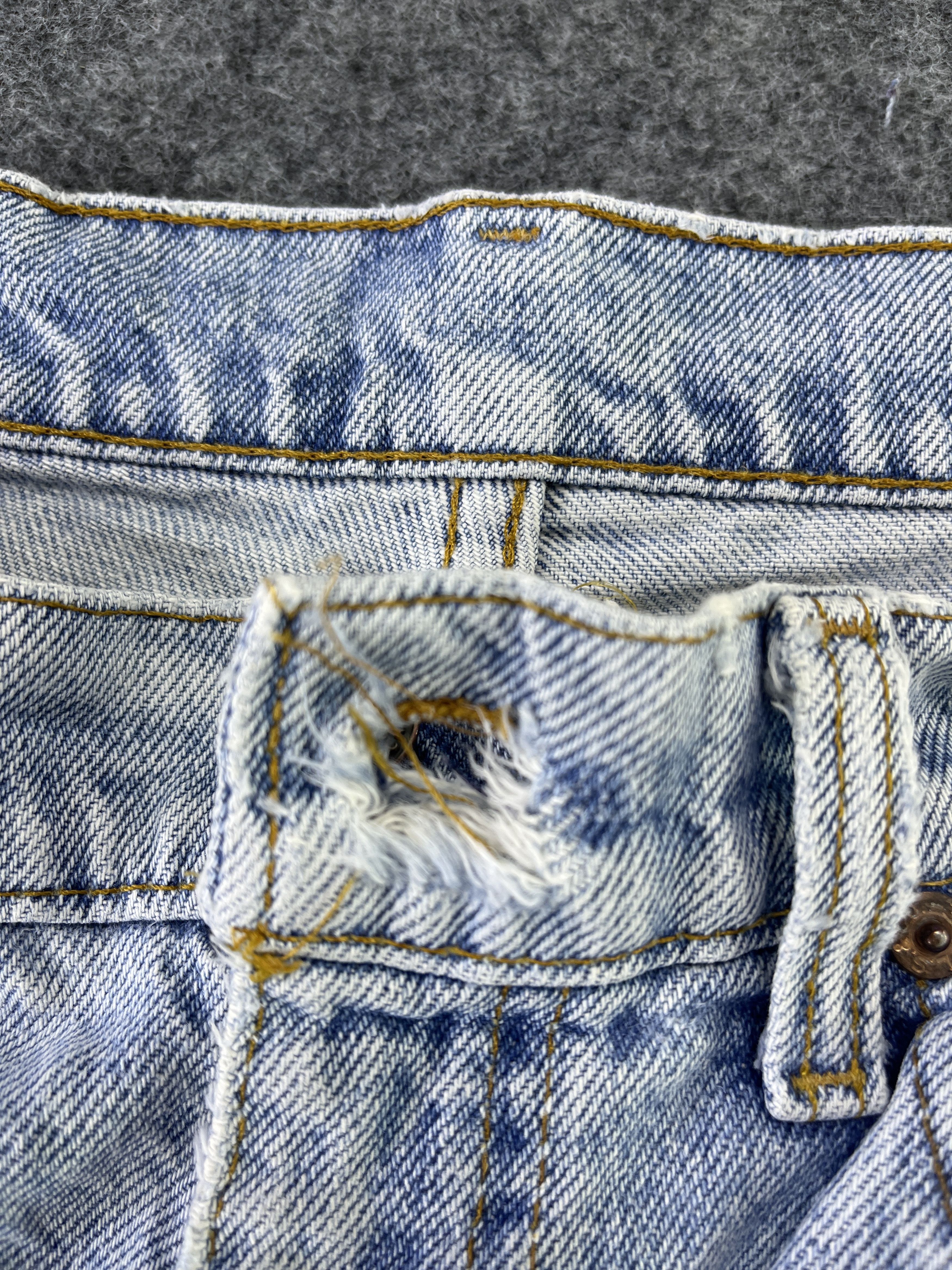 Levi's 90's Vintage Levis 505 Patchwork Jeans - J801 Size US 30 / EU 46 - 8 Thumbnail