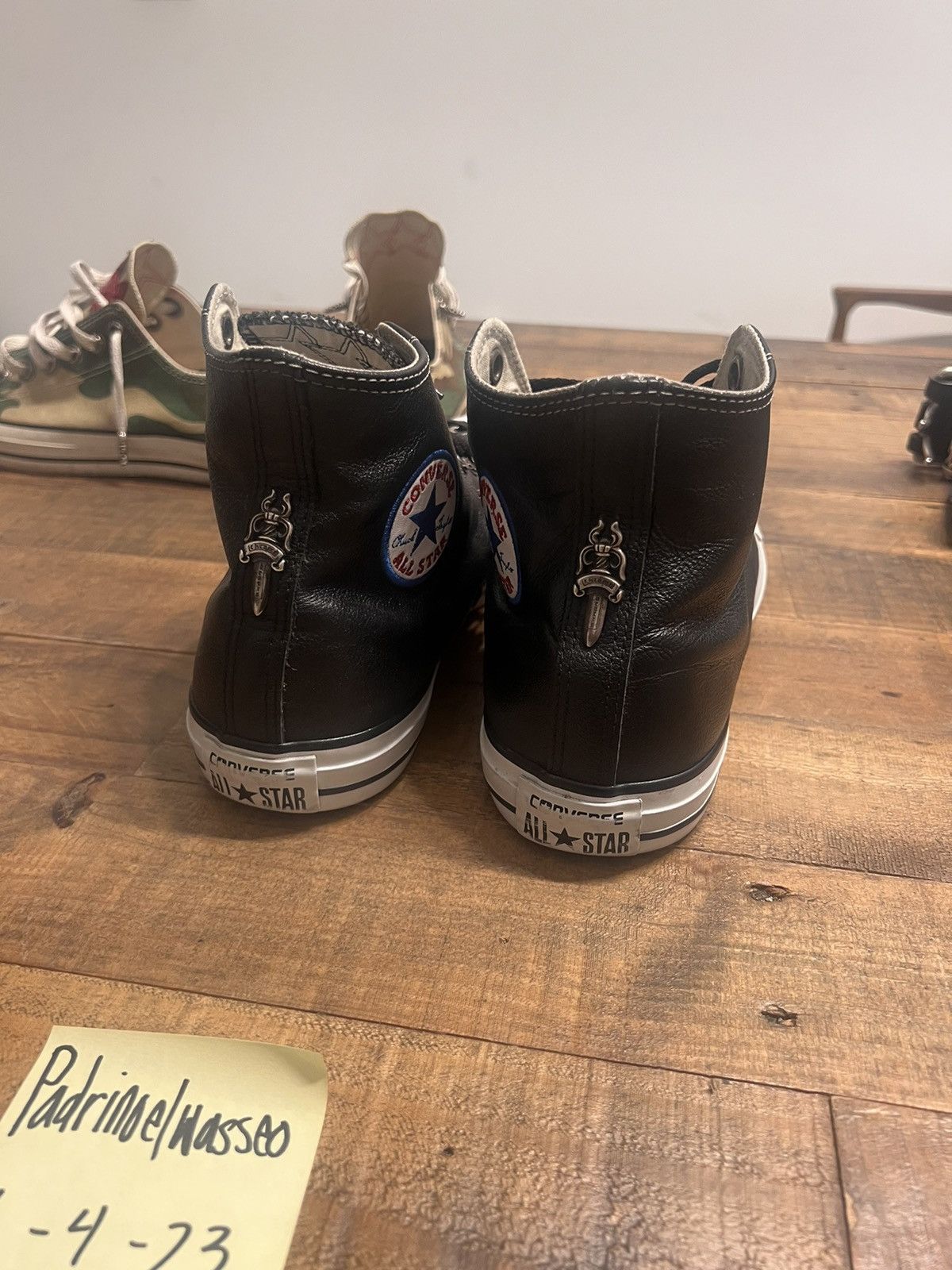 Chrome Hearts × Converse Chrome hearts leather converse with stars Size US 10 / EU 43 - 6 Thumbnail