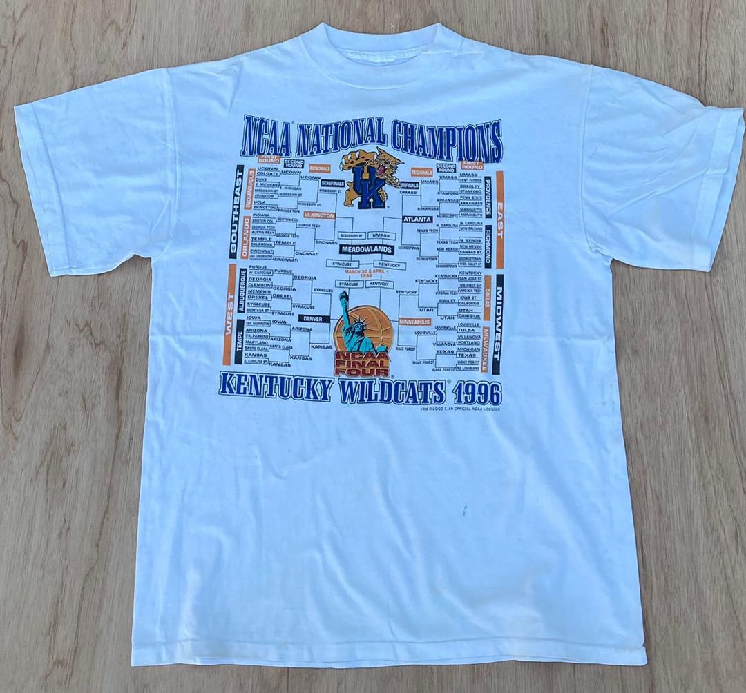Vintage vintage tee 90s Knetucky Wildcats ( A 23 ) Size US L / EU 52-54 / 3 - 1 Thumbnail