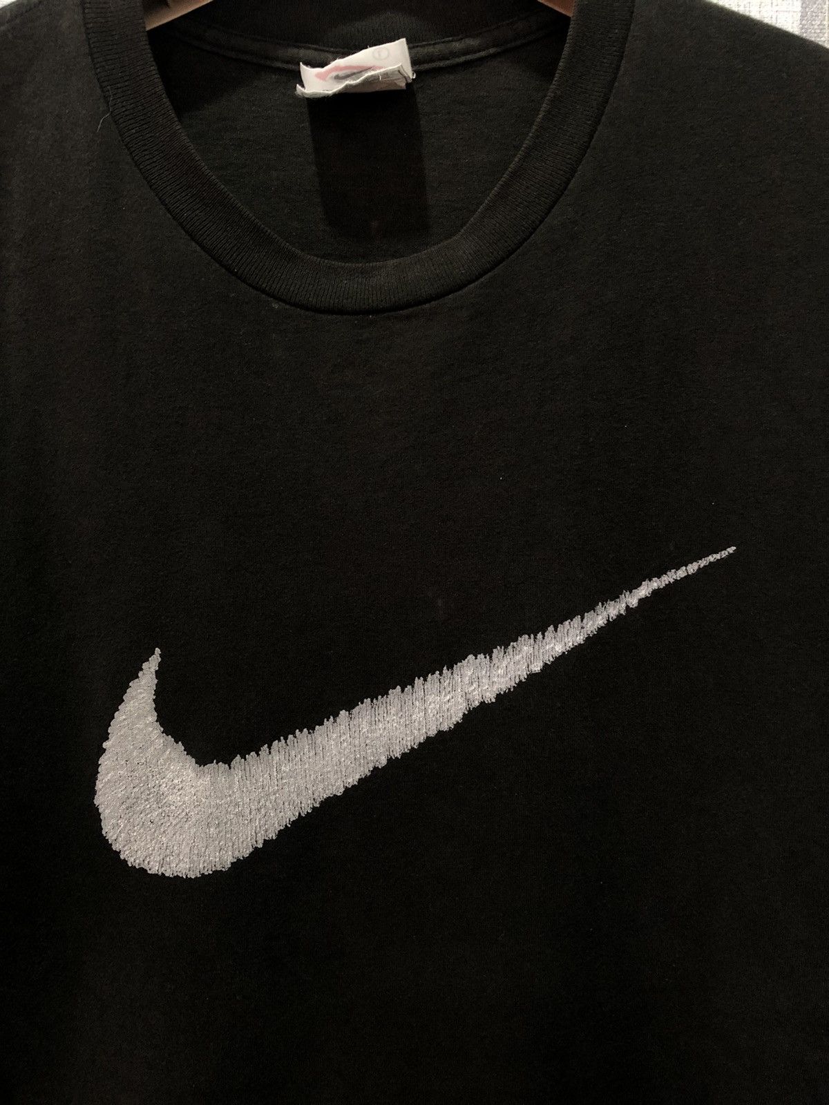 Nike × Vintage Vintage 90s Nike USA big swoosh logo spell out Size US L / EU 52-54 / 3 - 2 Thumbnail