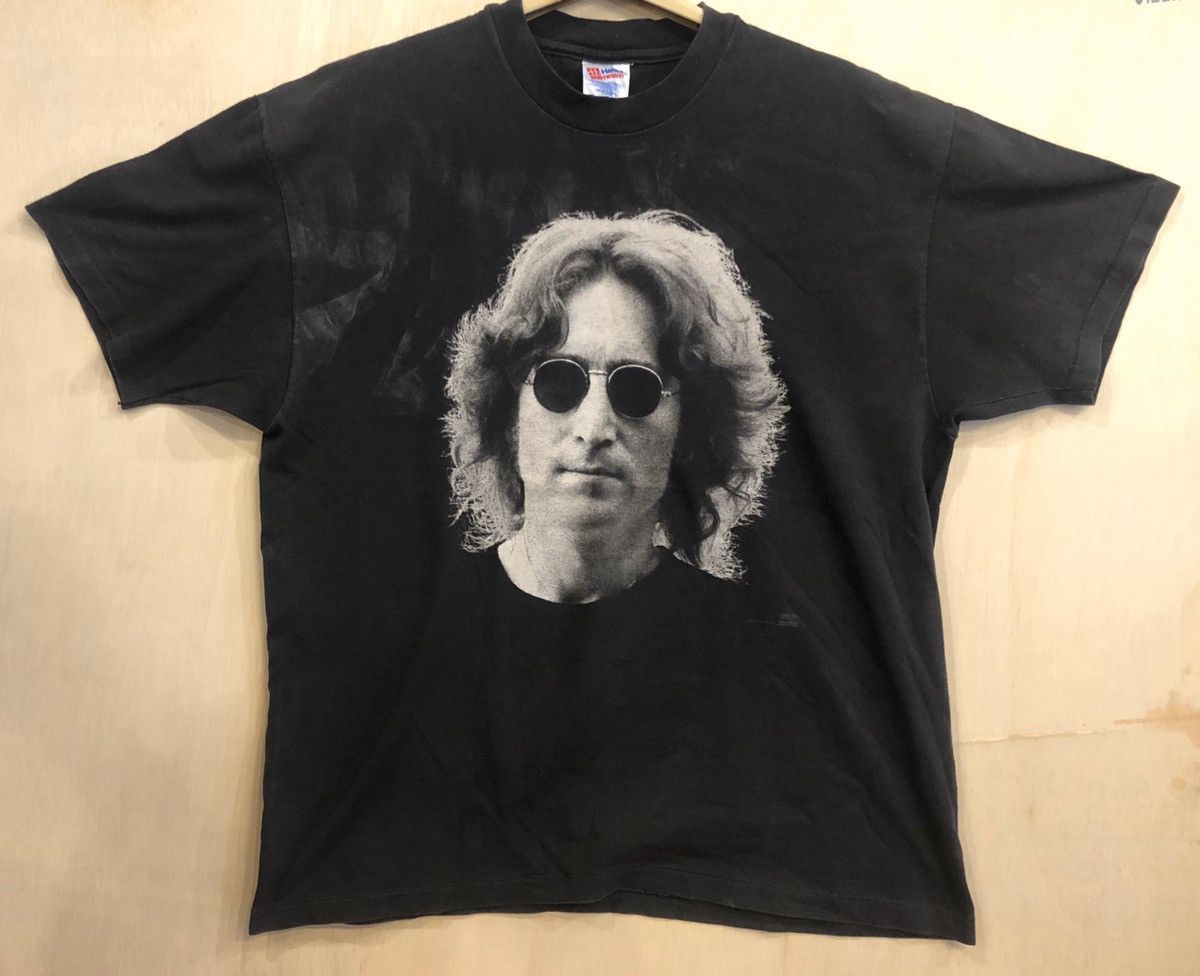 Band Tees × Vintage Vintage JOHN LENNON the beatles Size US XXL / EU 58 / 5 - 1 Thumbnail