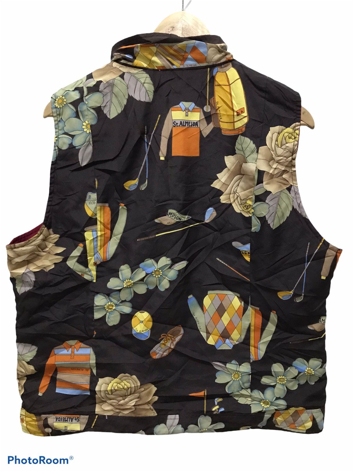 Japanese Brand St. Almeida reversible all over print vest Size US L / EU 52-54 / 3 - 4 Thumbnail