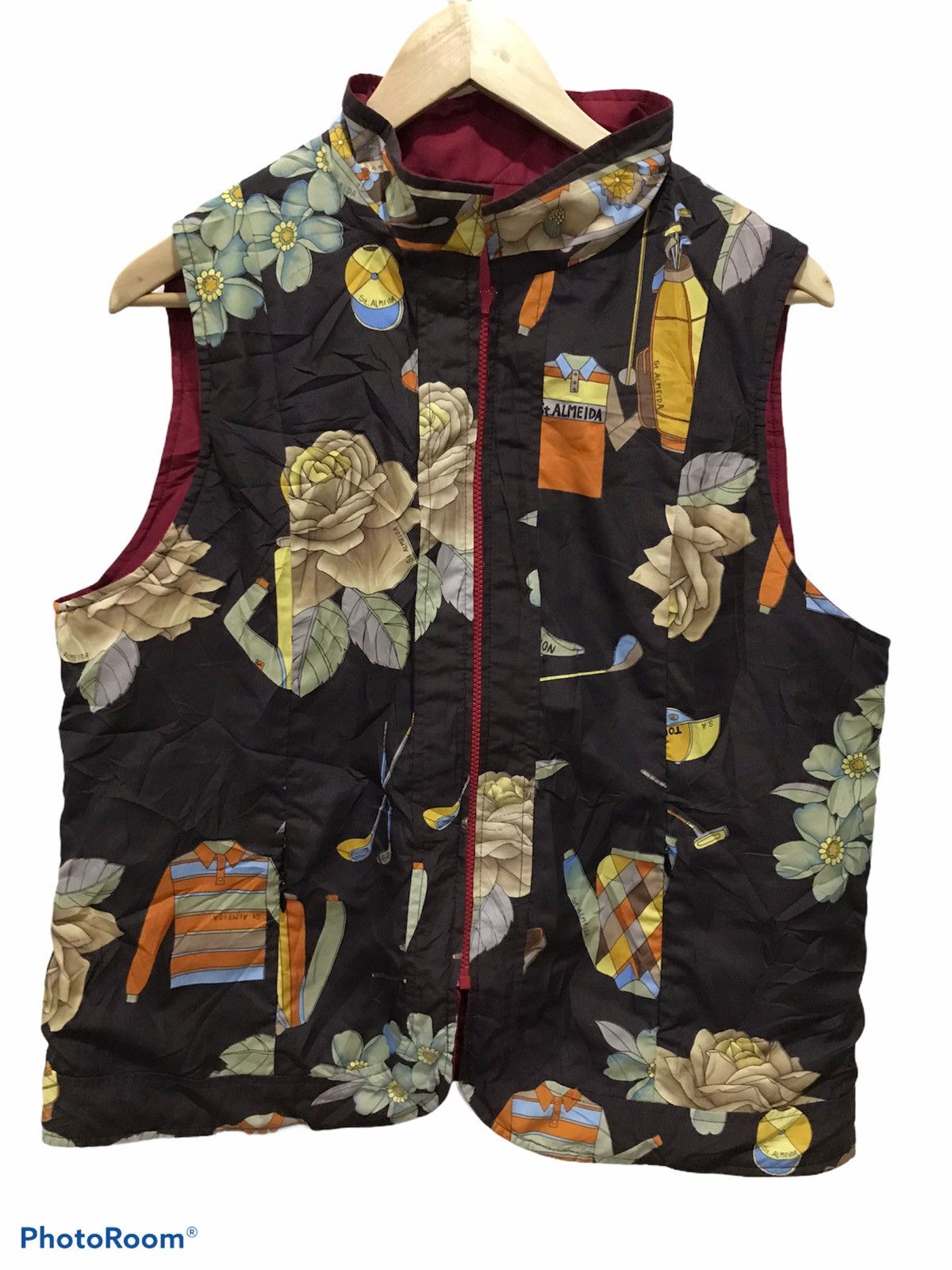 Japanese Brand St. Almeida reversible all over print vest Size US L / EU 52-54 / 3 - 3 Thumbnail
