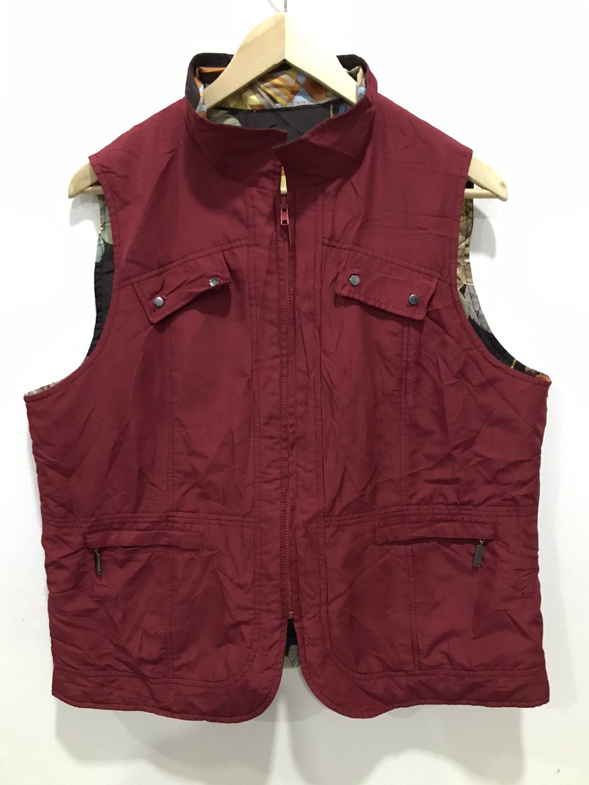 Japanese Brand St. Almeida reversible all over print vest Size US L / EU 52-54 / 3 - 12 Thumbnail