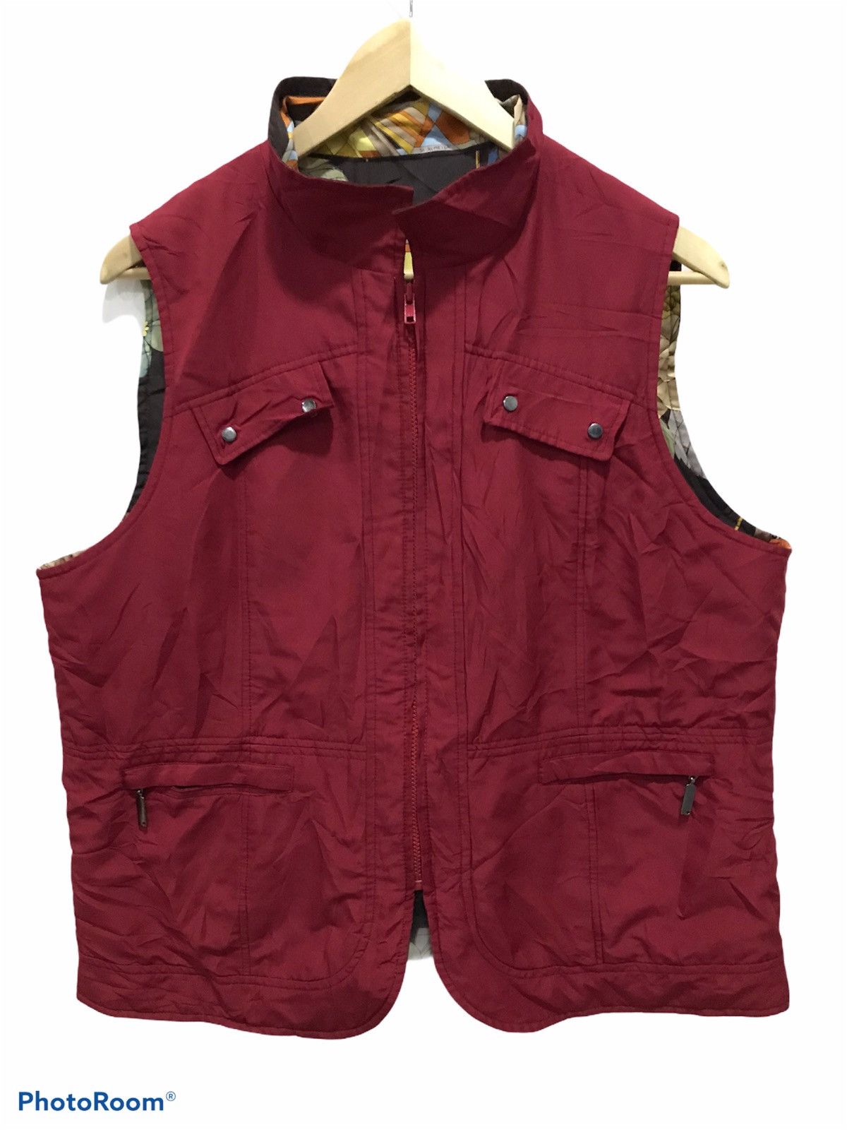 Japanese Brand St. Almeida reversible all over print vest Size US L / EU 52-54 / 3 - 1 Thumbnail