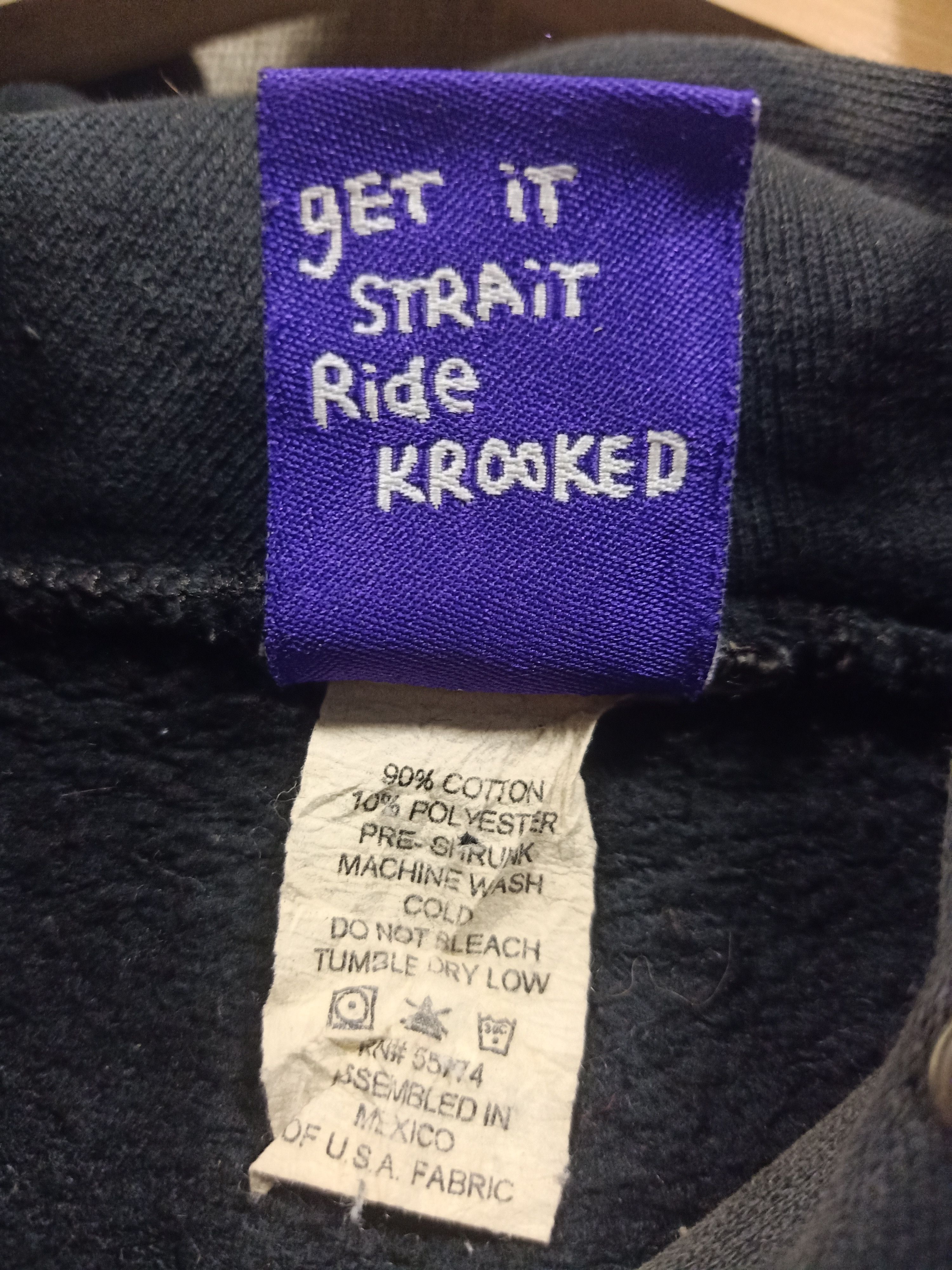 Krooked Vintage 90s hoodie krooked mark gonzales x adidas Size US L / EU 52-54 / 3 - 7 Thumbnail