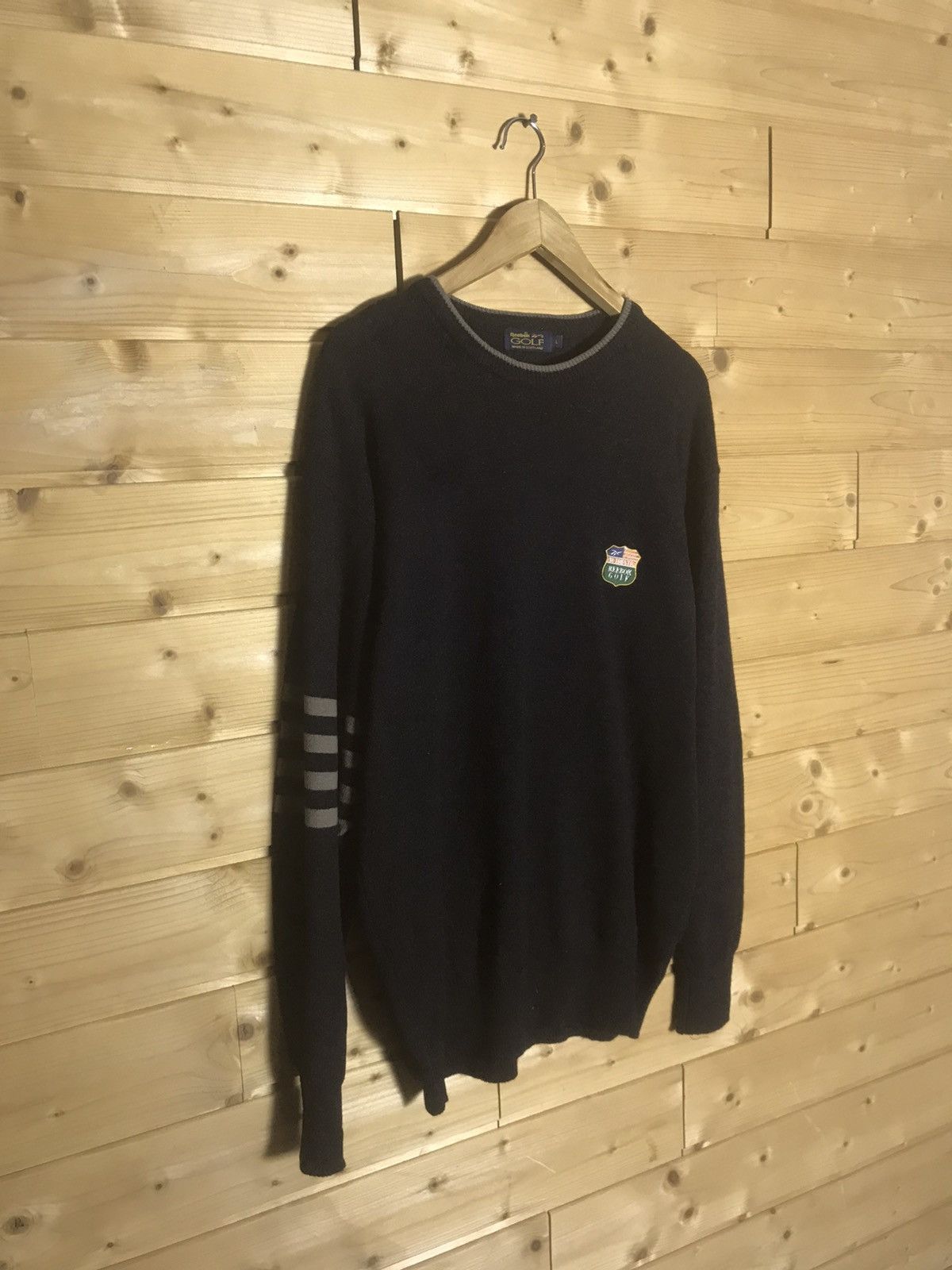 Reebok Vintage Reebok golf wool sweater Size US L / EU 52-54 / 3 - 2 Thumbnail