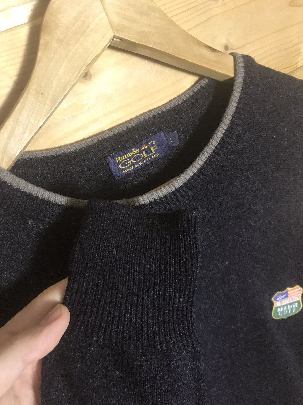 Reebok Vintage Reebok golf wool sweater Size US L / EU 52-54 / 3 - 7 Thumbnail
