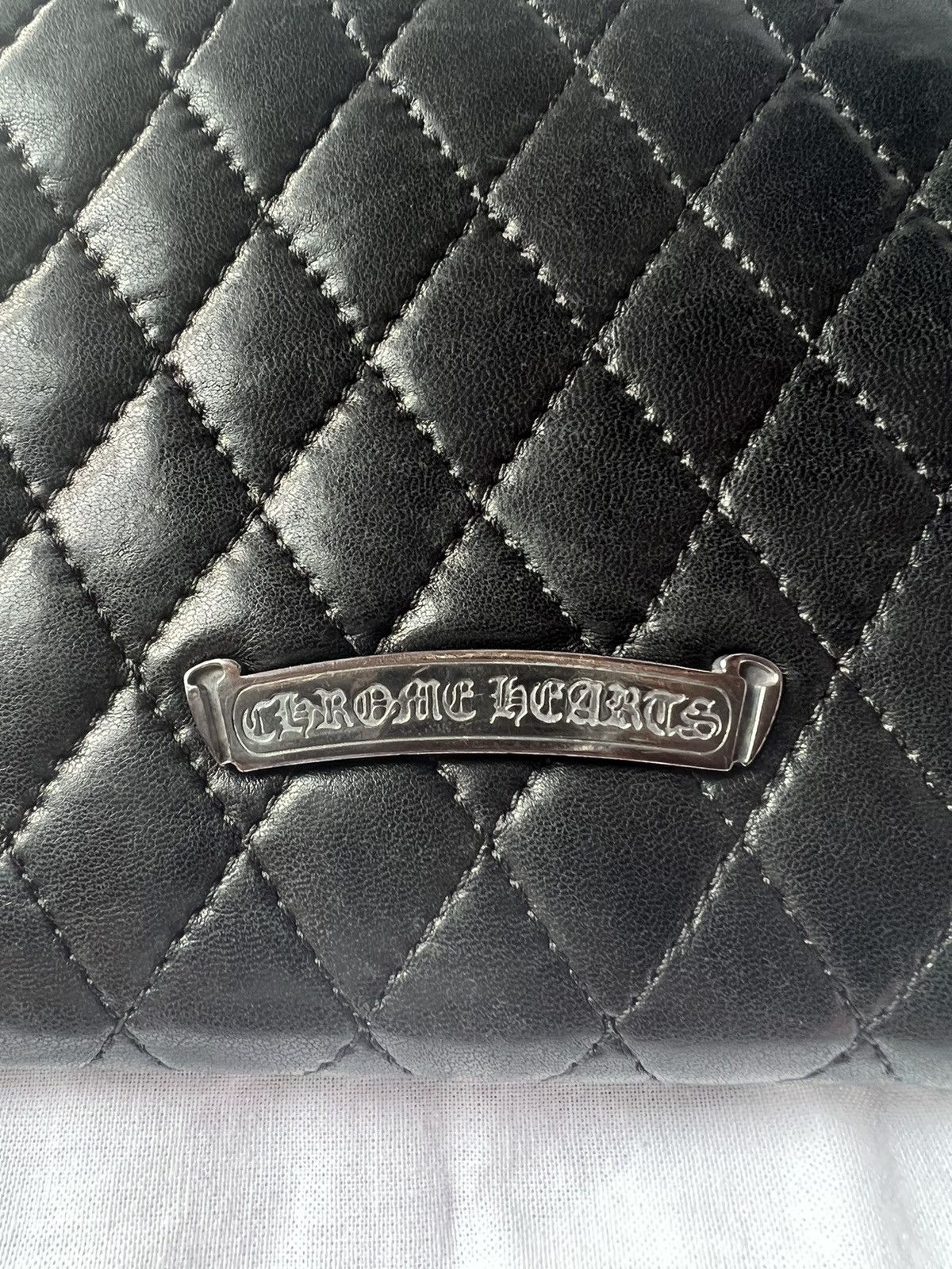 Chrome Hearts Chrome Hearts Silver Cross Dagger quilted fold wallet Size ONE SIZE - 5 Thumbnail