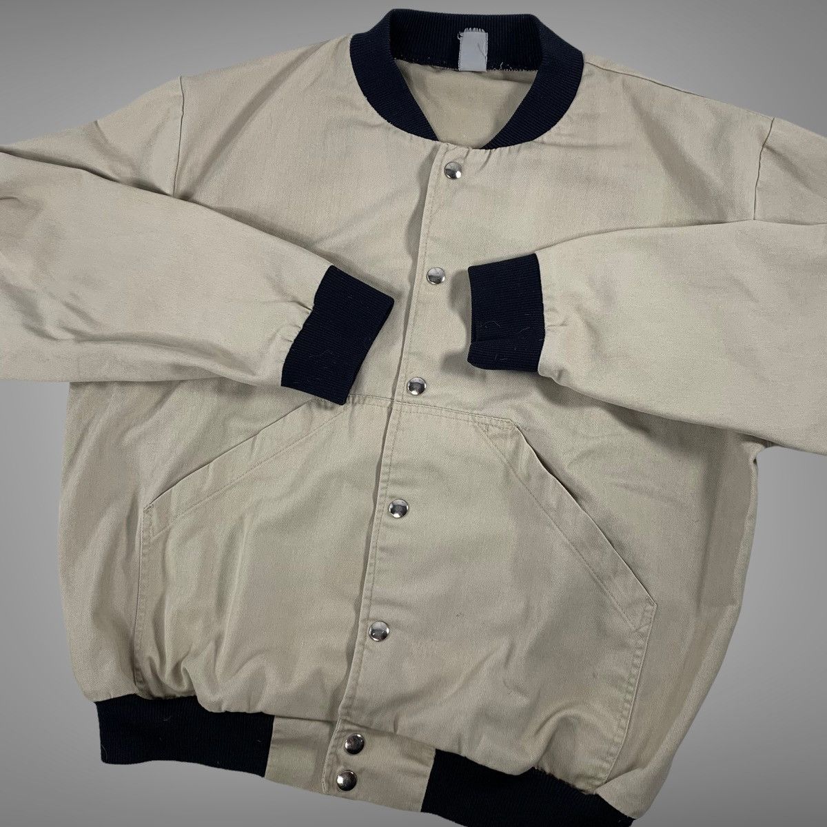 Vintage Vintage 1980s tan bomber jacket Size US M / EU 48-50 / 2 - 2 Thumbnail