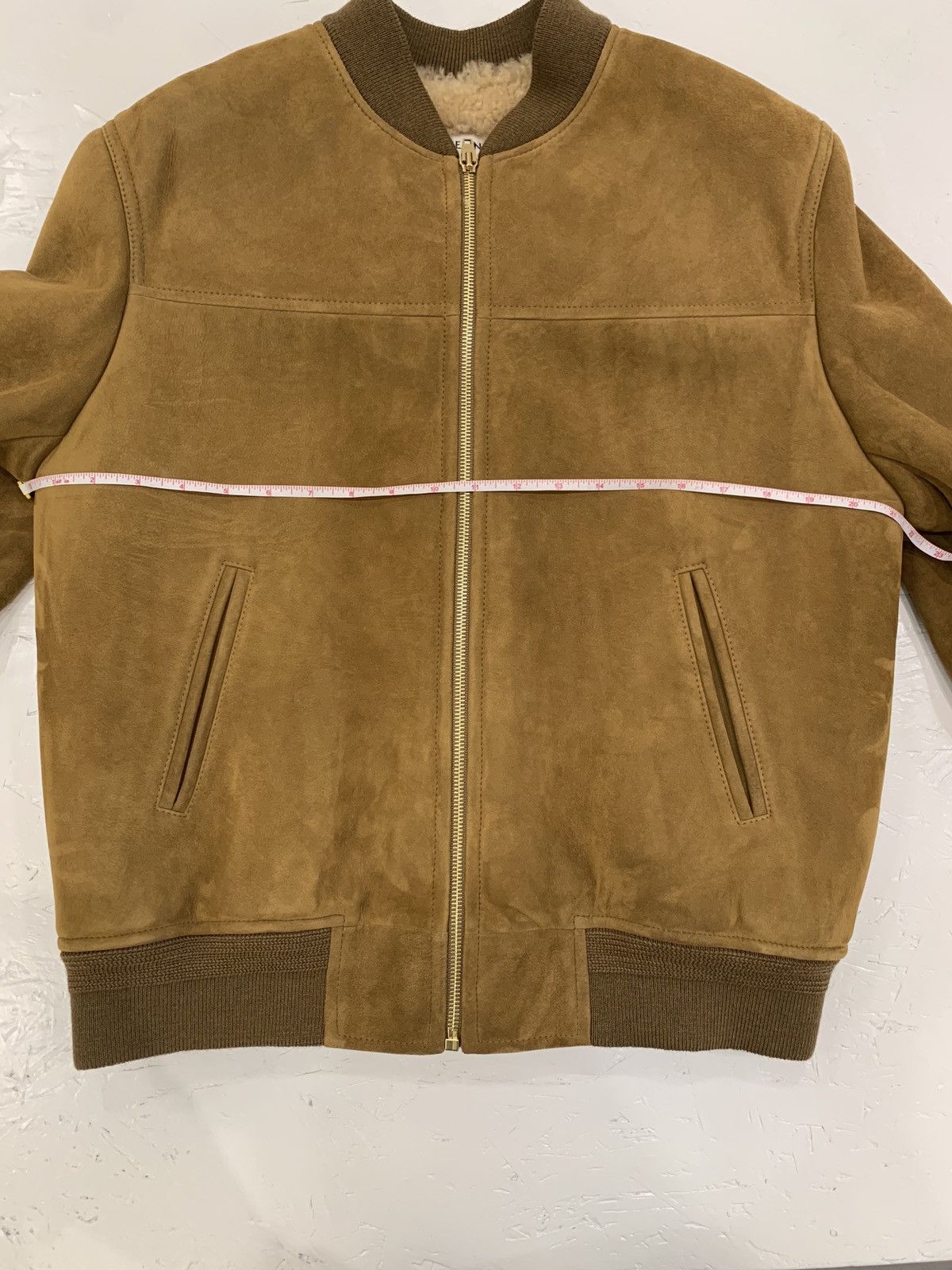 Celine Rectangle Teddy Shearling Jacket in Havana Size US M / EU 48-50 / 2 - 7 Thumbnail