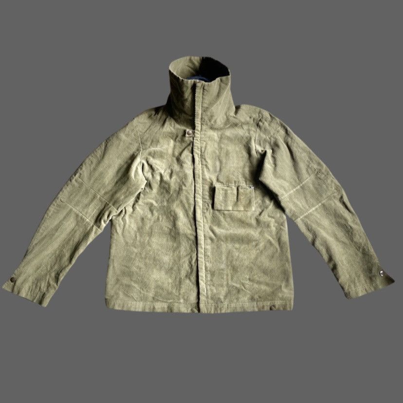 Number (N)ine × Takahiromiyashita The Soloist. Vintage 1998 Brown Corduroy High Collar Neck Jacket Size US M / EU 48-50 / 2 - 2 Thumbnail