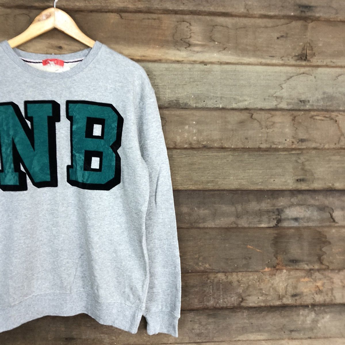 Japanese Brand NB Avail Jeans Grey Sweatshirt #041B Size US M / EU 48-50 / 2 - 5 Thumbnail