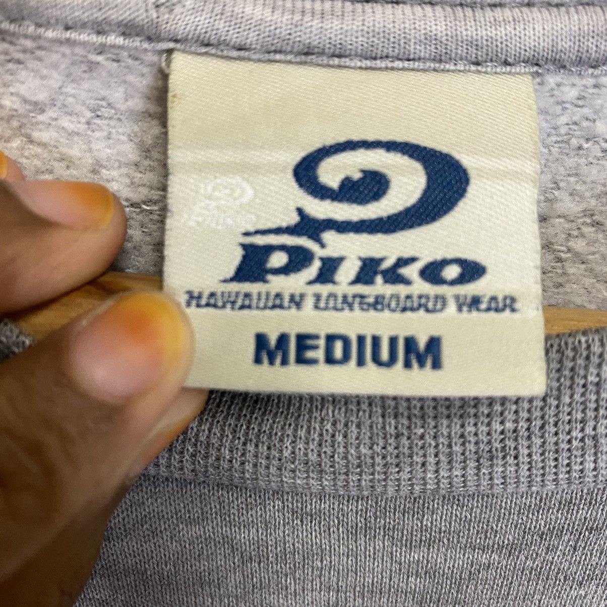 Vintage 90’s Piko Surf Paradise OF The Pacific Crewneck Sweatshirt Size US M / EU 48-50 / 2 - 9 Thumbnail