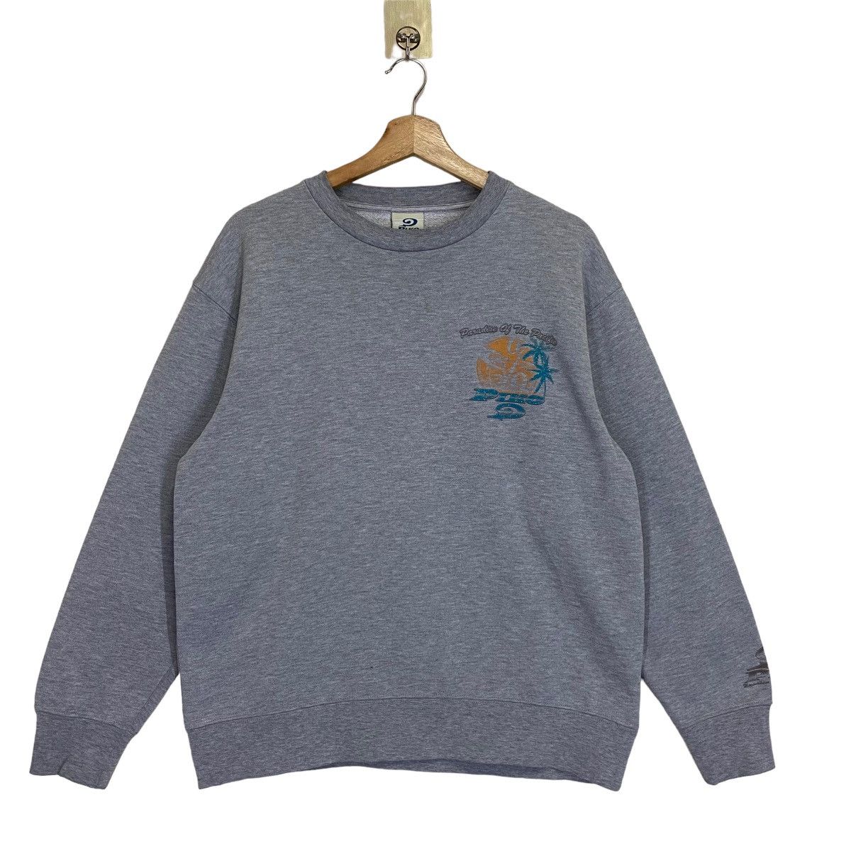 Vintage 90’s Piko Surf Paradise OF The Pacific Crewneck Sweatshirt Size US M / EU 48-50 / 2 - 7 Thumbnail