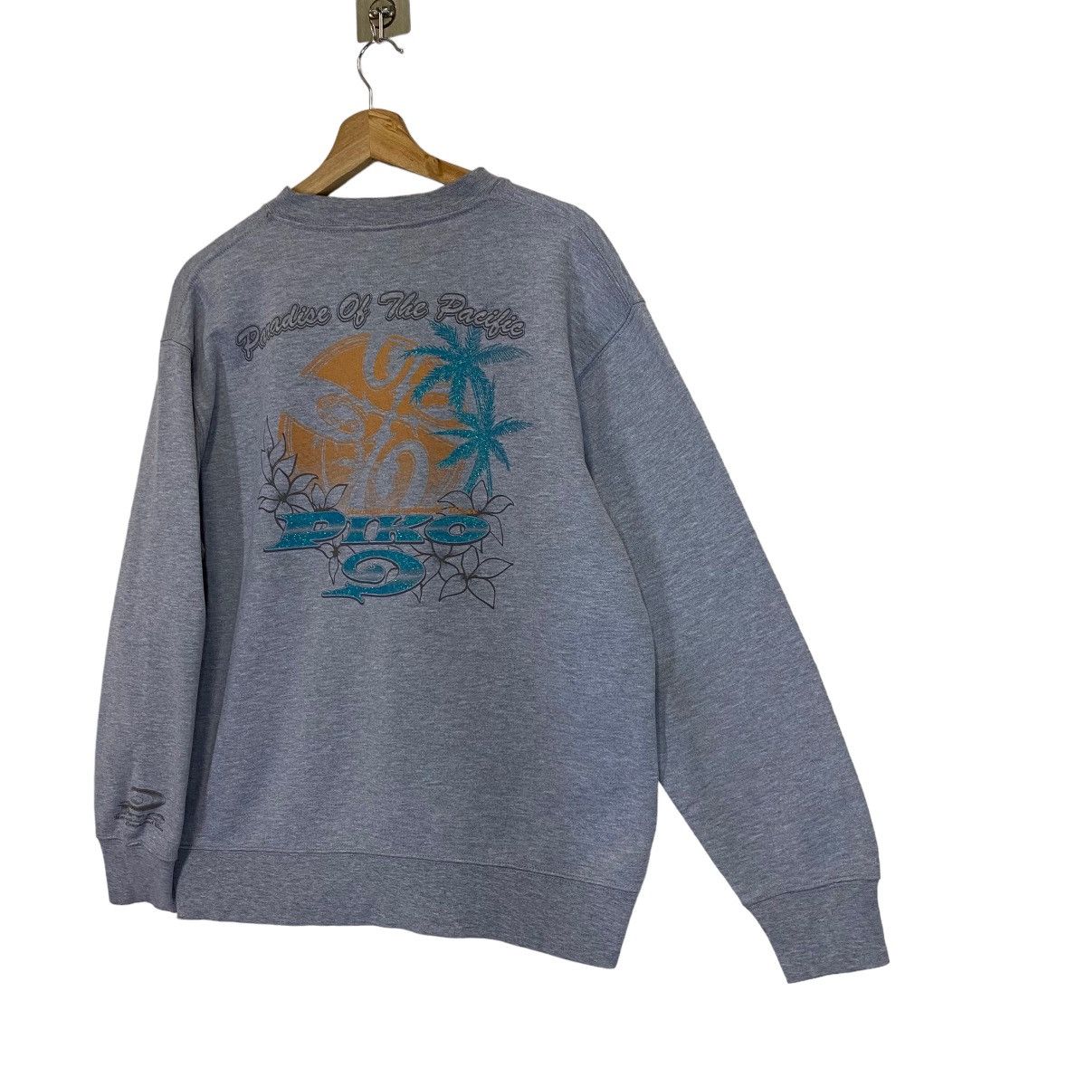 Vintage 90’s Piko Surf Paradise OF The Pacific Crewneck Sweatshirt Size US M / EU 48-50 / 2 - 3 Thumbnail