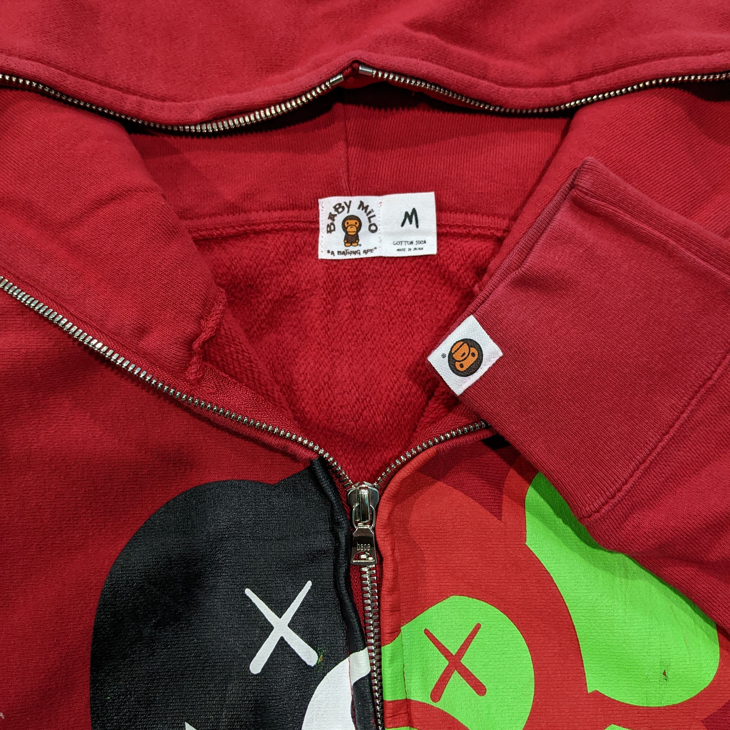 Bape × Kaws 2006 Bape x Kaws Baby Milo Pullover Hoodie Size US M / EU 48-50 / 2 - 4 Thumbnail