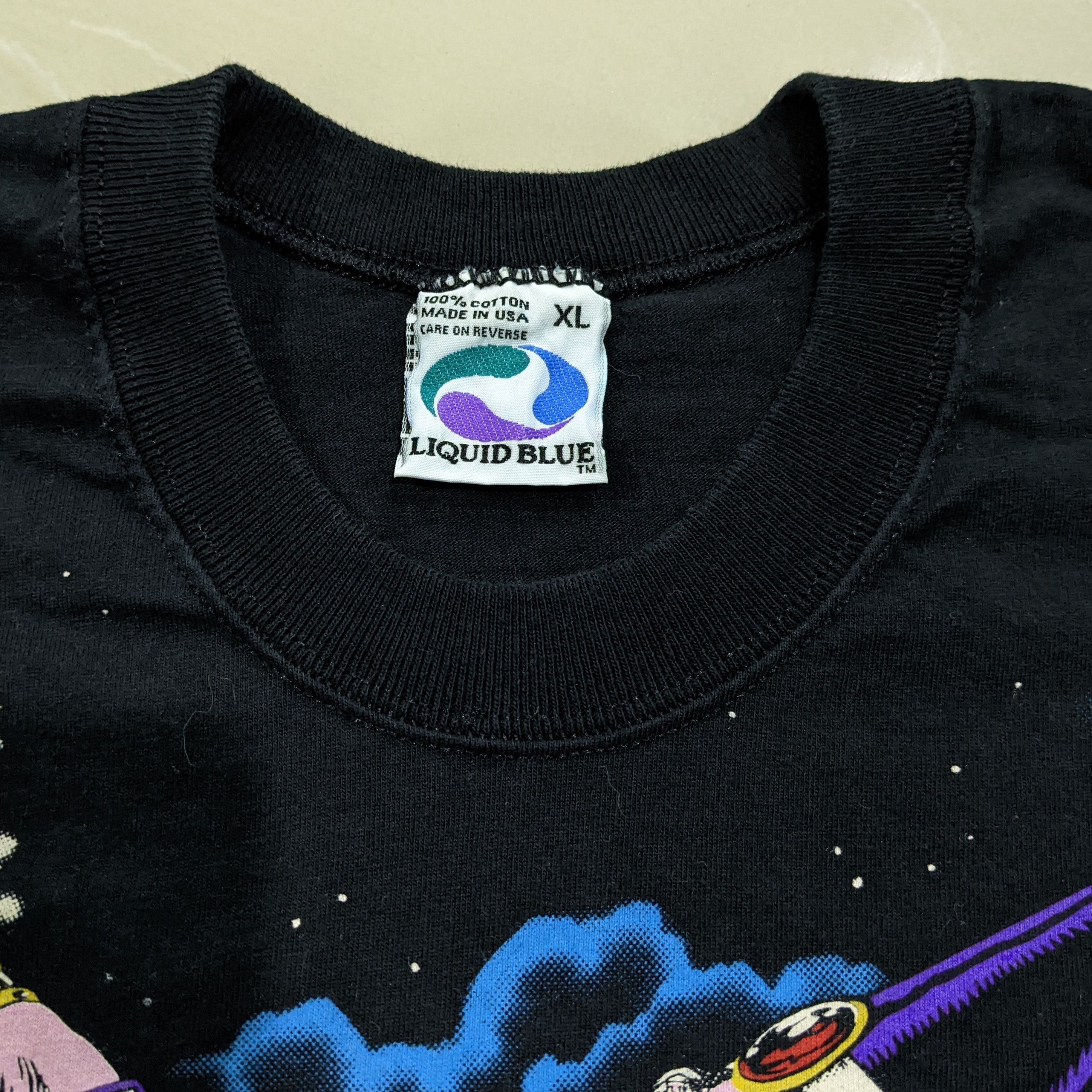 Liquid Blue VINTAGE 1994 LIQUID BLUE WIZARD AOP TEE SHIRT XL Size US XL / EU 56 / 4 - 7 Thumbnail
