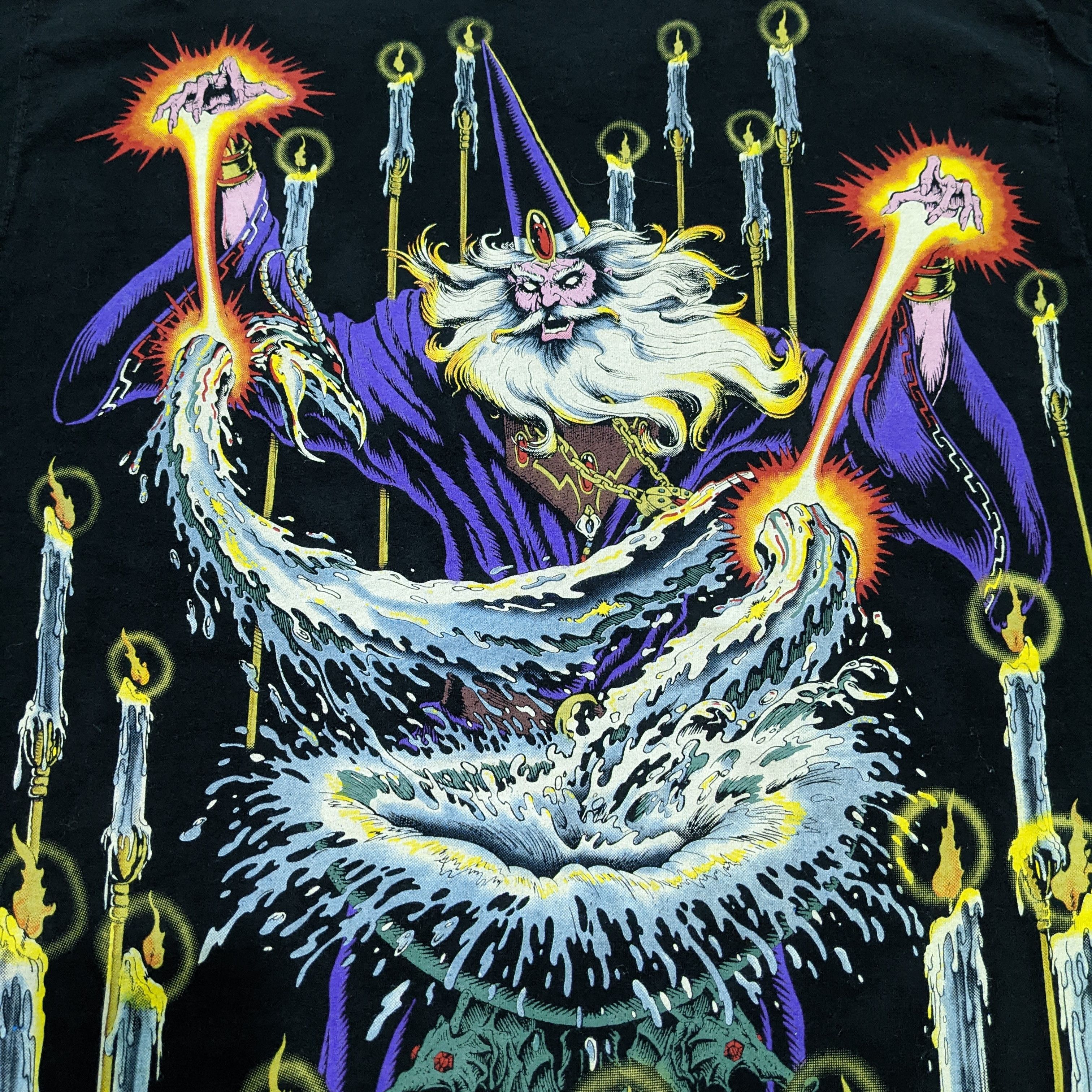 Liquid Blue VINTAGE 1994 LIQUID BLUE WIZARD AOP TEE SHIRT XL Size US XL / EU 56 / 4 - 5 Thumbnail